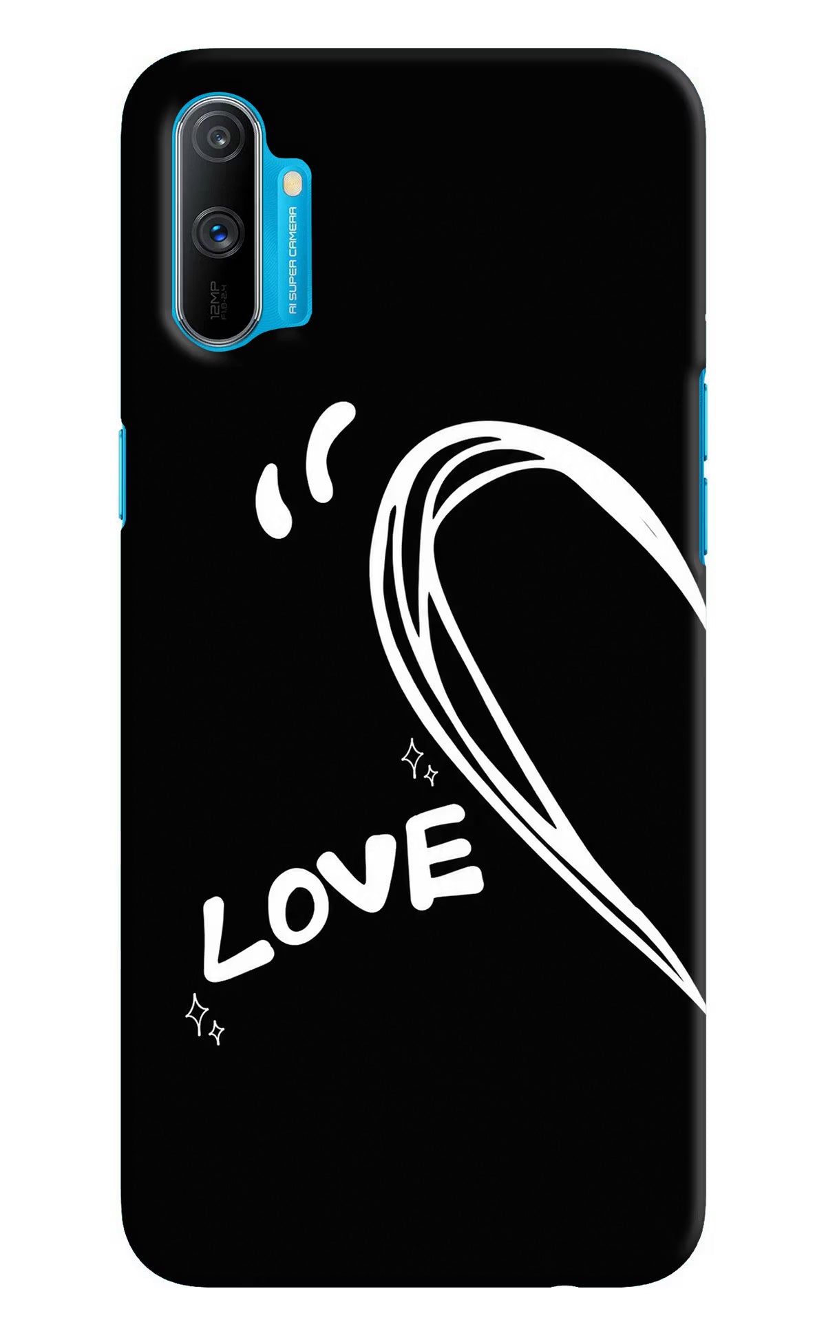 Love Line Realme C3 Back Cover - Love Line Realme C3 Back Cover Love Line Realme C3 Back Cover