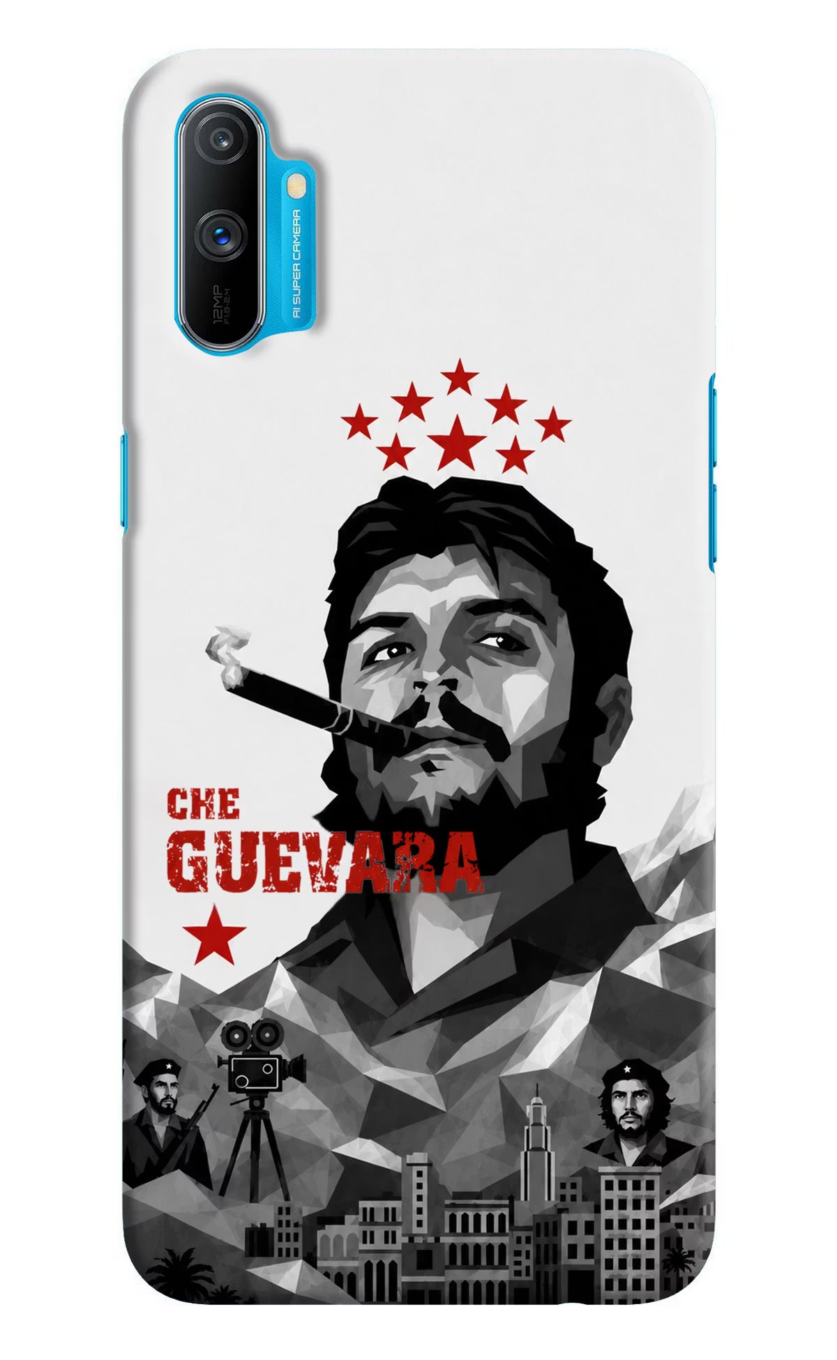 Che Guevara Iconic Realme C3 Back Cover - Che Guevara Iconic Realme C3 Back Cover Che Guevara Iconic Realme C3 Back Cover
