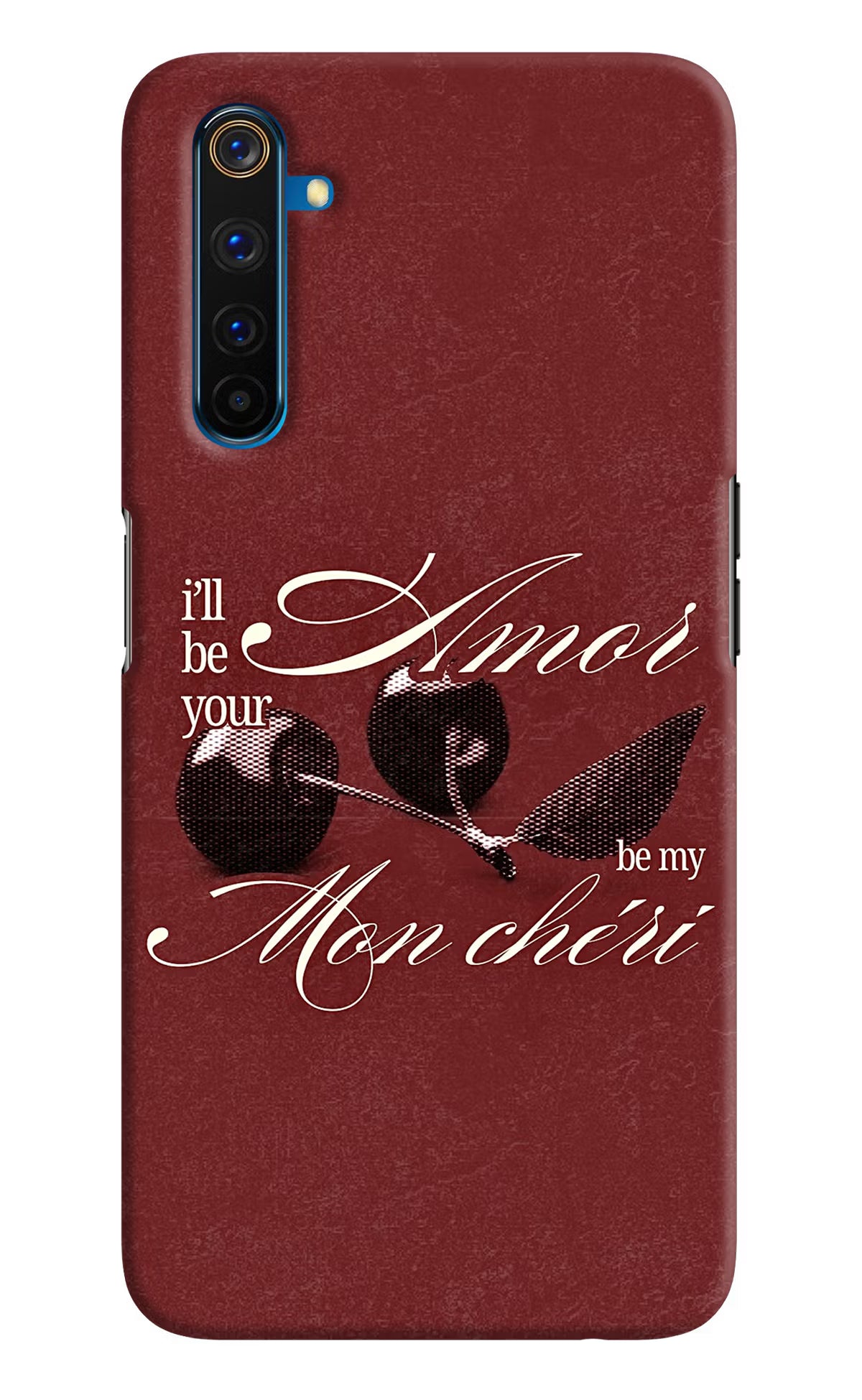 Velvet Cherry Realme 6 Pro Back Cover - Velvet Cherry Realme 6 Pro Back Cover Velvet Cherry Realme 6 Pro Back Cover
