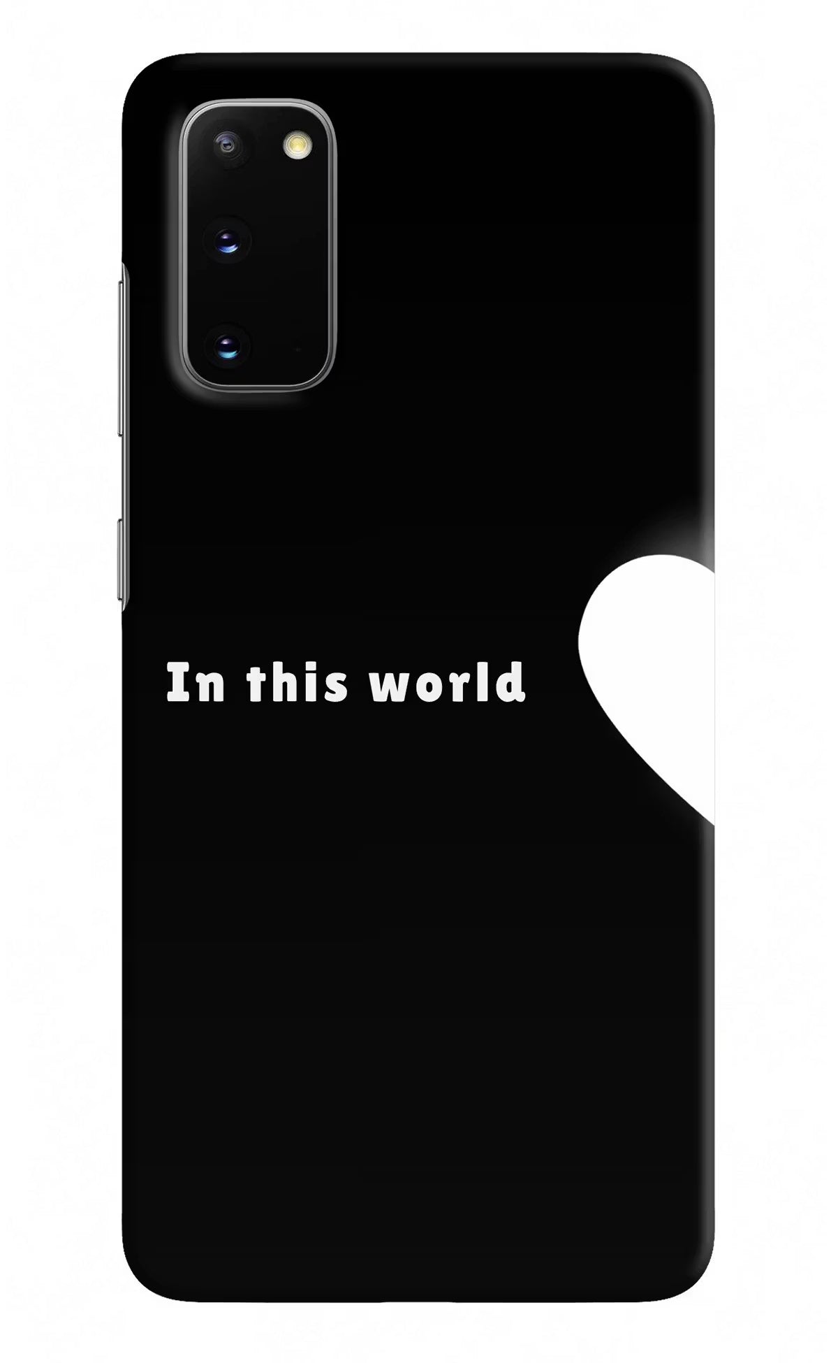 This World Samsung S20 Back Cover - This World Samsung S20 Back Cover This World Samsung S20 Back Cover