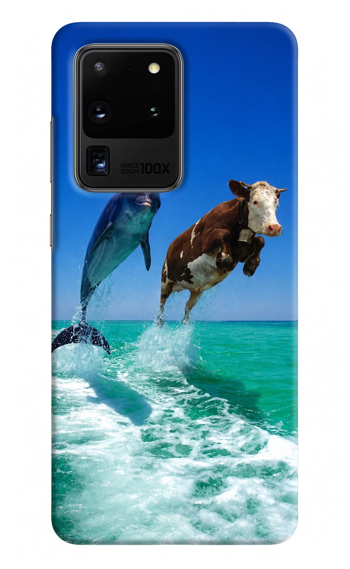 Dolphin vs Cow Samsung S20 Ultra Back Cover - Dolphin vs Cow Samsung S20 Ultra Back Cover Dolphin vs Cow Samsung S20 Ultra Back Cover