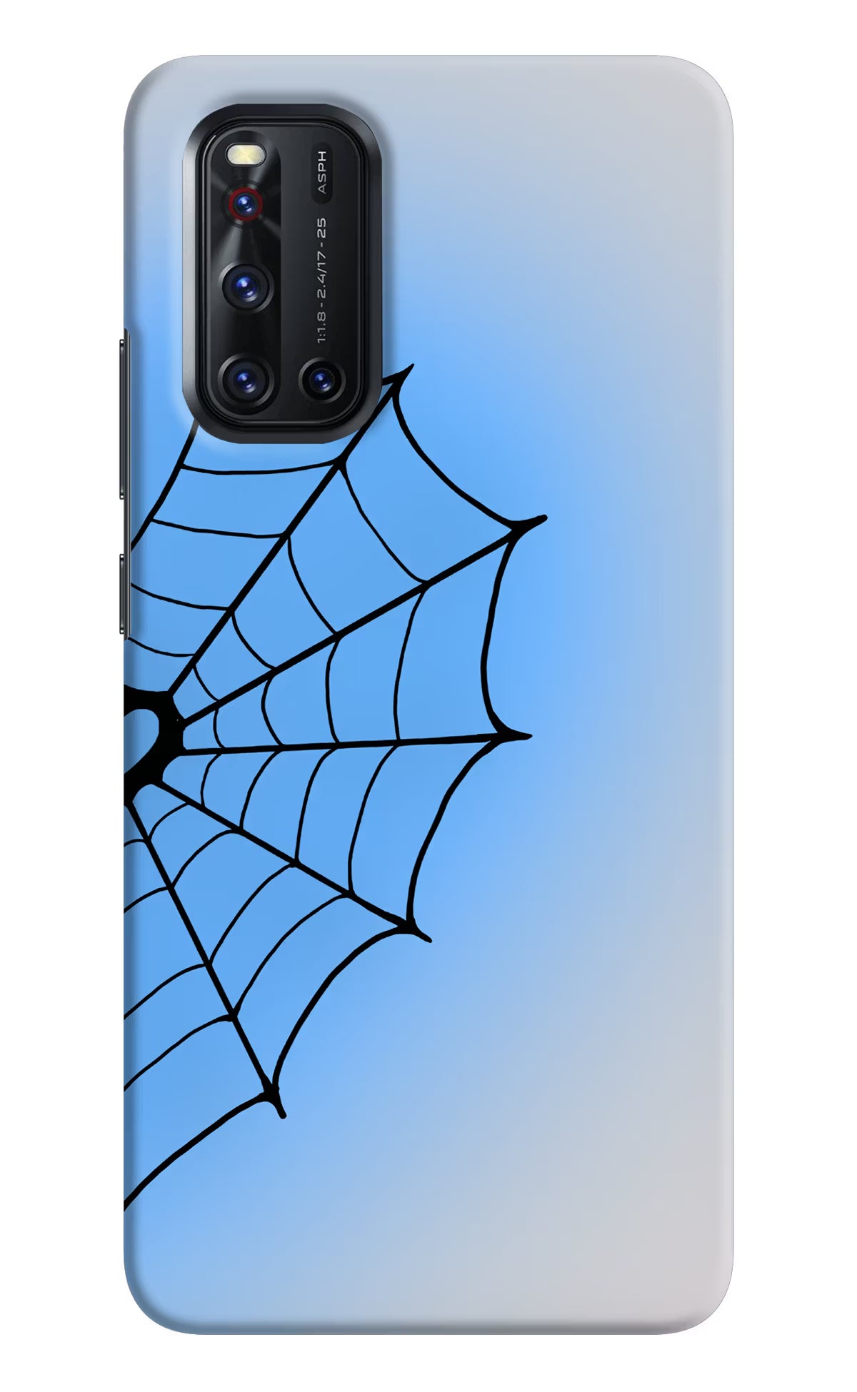 Blue Web Vivo V19 Back Cover - Blue Web Vivo V19 Back Cover Blue Web Vivo V19 Back Cover