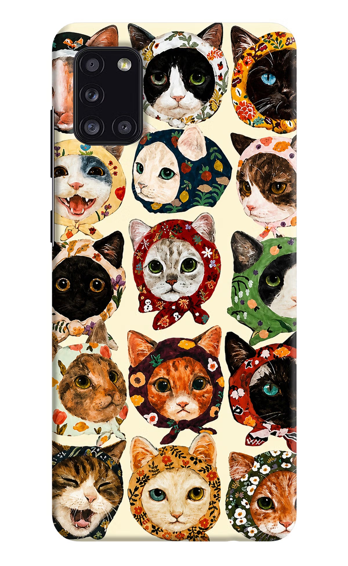 Cool Cat Samsung A31 Back Cover - Cool Cat Samsung A31 Back Cover Cool Cat Samsung A31 Back Cover