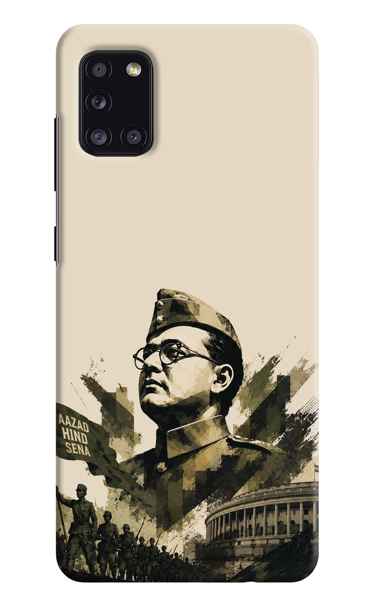 Netaji Rising Samsung A31 Back Cover - Netaji Rising Samsung A31 Back Cover Netaji Rising Samsung A31 Back Cover