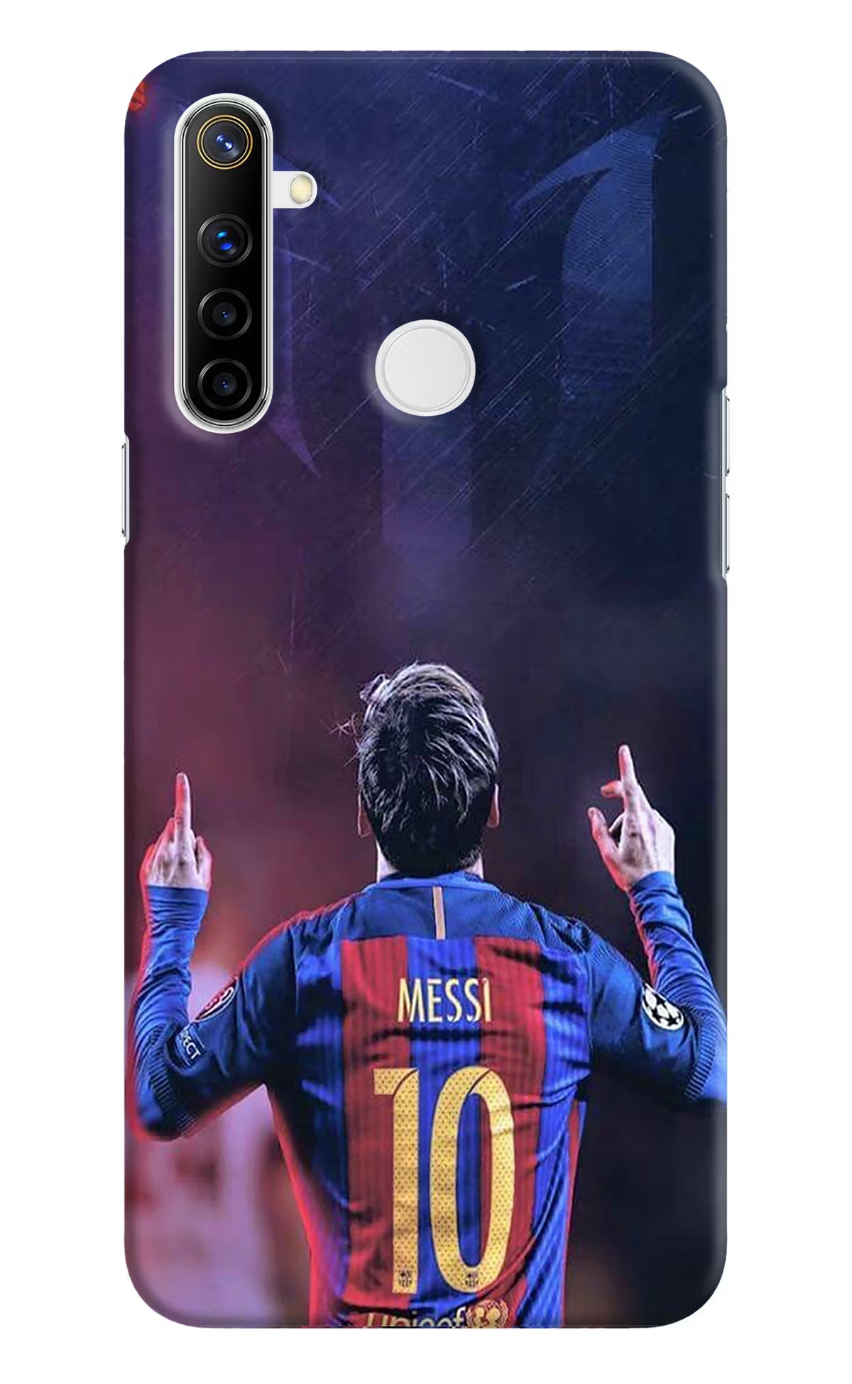Messi Realme Narzo 10 Back Cover - Messi Realme Narzo 10 Hard Case Back Cover by Casekaro Messi Realme Narzo 10 Hard Case Back Cover by Casekaro