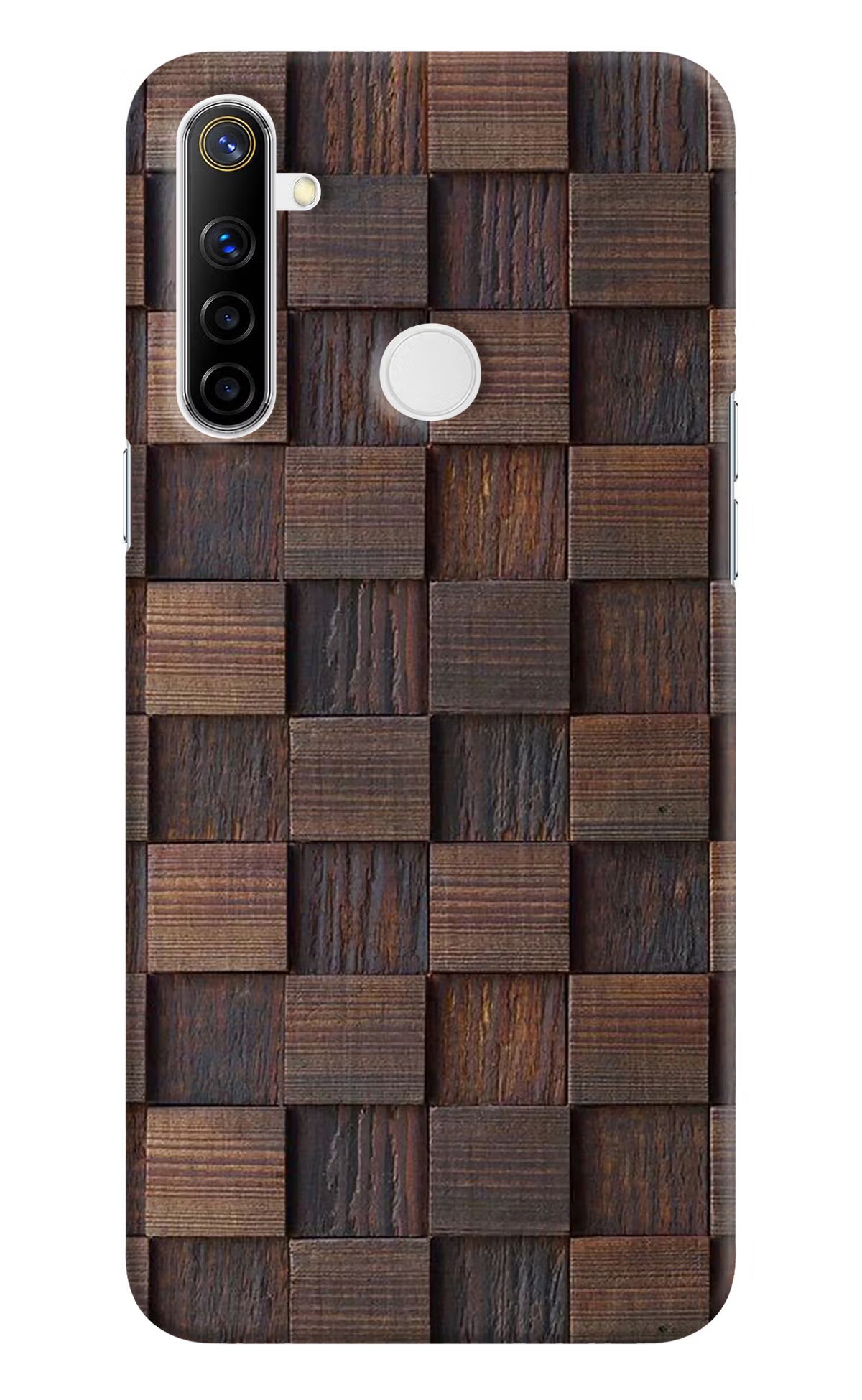 Wooden Cube Design Realme Narzo 10 Back Cover - Wooden Cube Design Realme Narzo 10 Hard Case Back Cover by Casekaro Wooden Cube Design Realme Narzo 10 Hard Case Back Cover by Casekaro