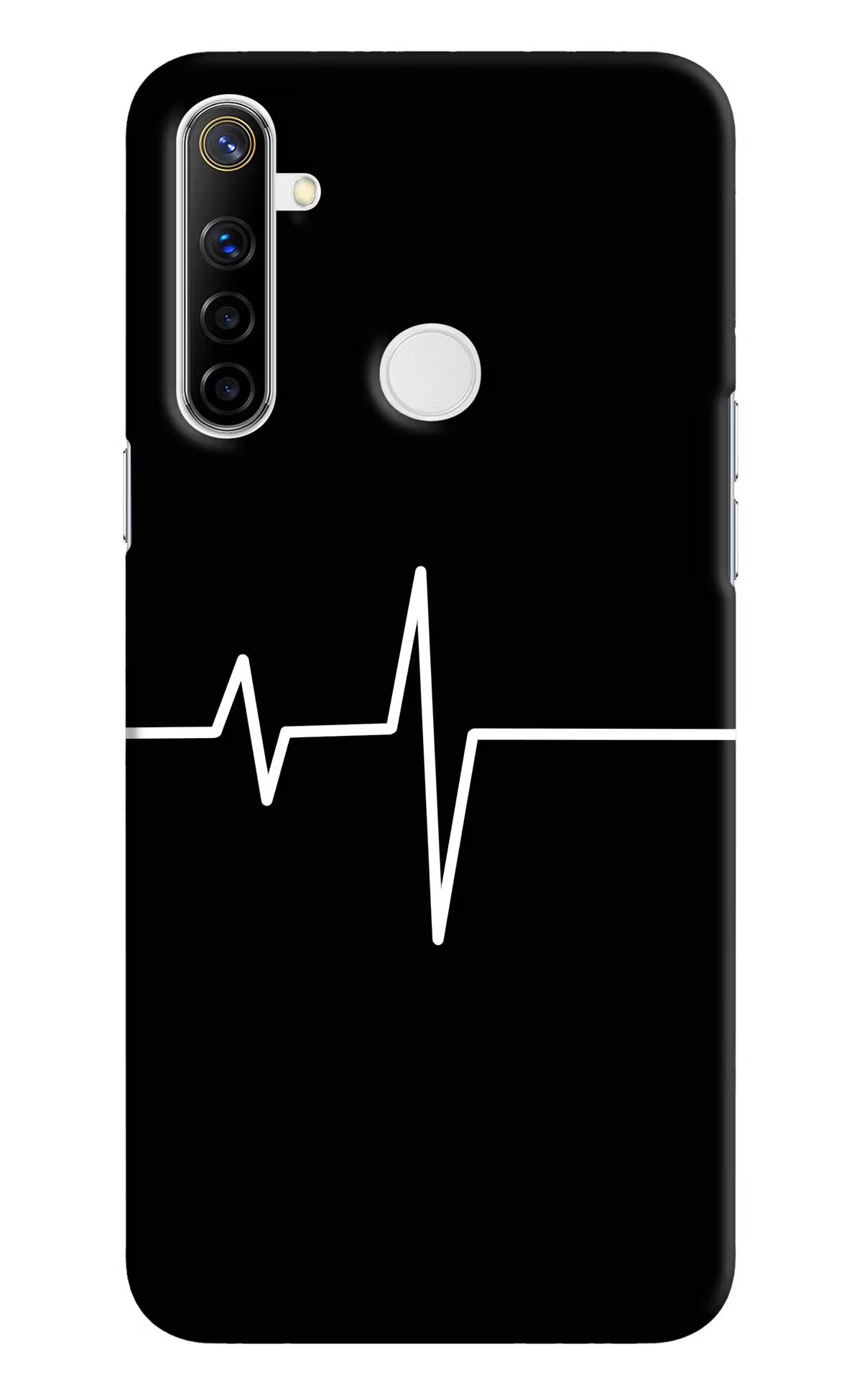 Heart Beats Realme Narzo 10 Back Cover - Heart Beats Realme Narzo 10 Hard Case Back Cover by Casekaro Heart Beats Realme Narzo 10 Hard Case Back Cover by Casekaro
