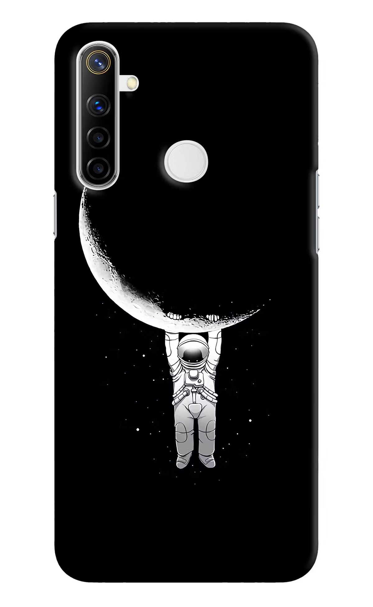 Moon Space Realme Narzo 10 Back Cover - Moon Space Realme Narzo 10 Hard Case Back Cover by Casekaro Moon Space Realme Narzo 10 Hard Case Back Cover by Casekaro