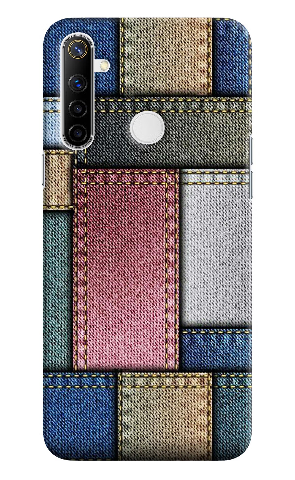 Multicolor Jeans Realme Narzo 10 Back Cover - Multicolor Jeans Realme Narzo 10 Hard Case Back Cover by Casekaro Multicolor Jeans Realme Narzo 10 Hard Case Back Cover by Casekaro