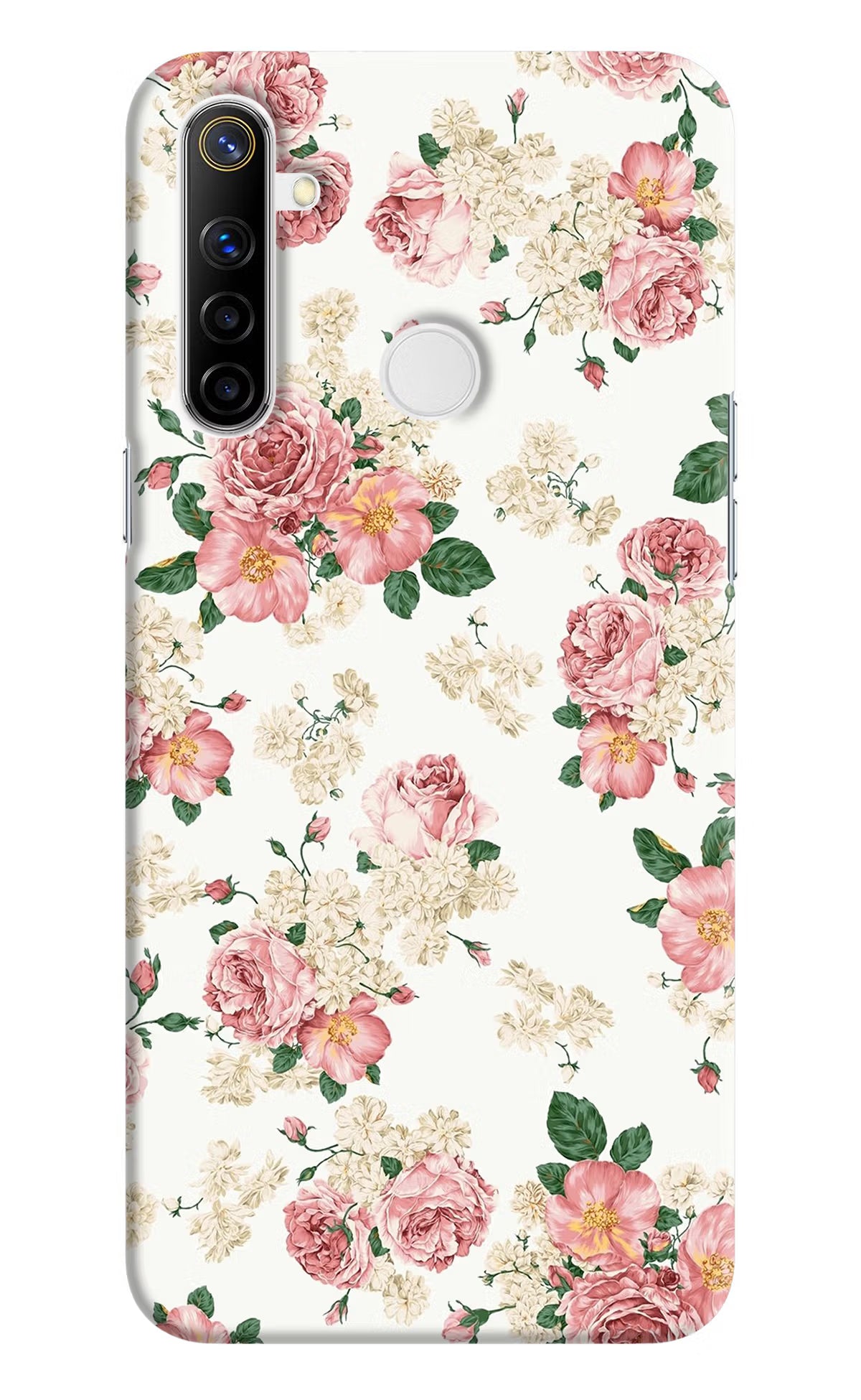 Flowers Realme Narzo 10 Back Cover - Flowers Realme Narzo 10 Hard Case Back Cover by Casekaro Flowers Realme Narzo 10 Hard Case Back Cover by Casekaro