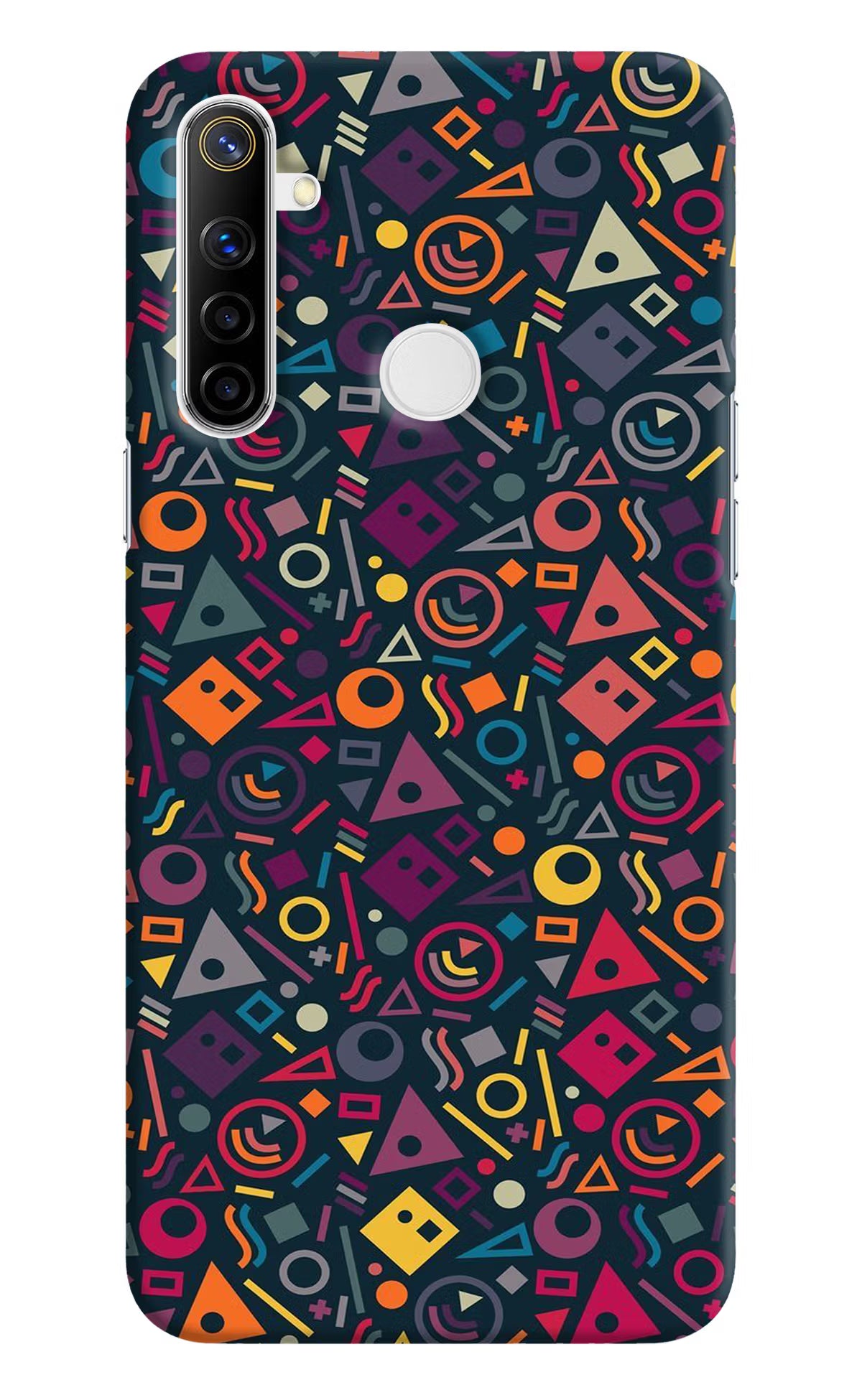 Geometric Abstract Realme Narzo 10 Back Cover - Geometric Abstract Realme Narzo 10 Hard Case Back Cover by Casekaro Geometric Abstract Realme Narzo 10 Hard Case Back Cover by Casekaro