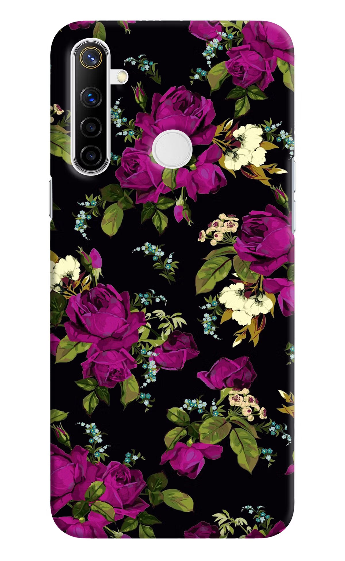 Flowers Realme Narzo 10 Back Cover - Flowers Realme Narzo 10 Hard Case Back Cover by Casekaro Flowers Realme Narzo 10 Hard Case Back Cover by Casekaro