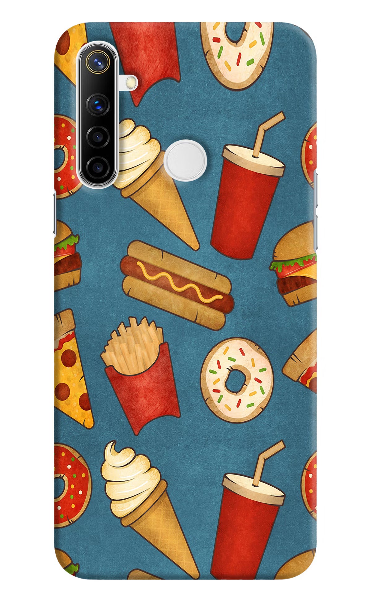 Foodie Realme Narzo 10 Back Cover - Foodie Realme Narzo 10 Hard Case Back Cover by Casekaro Foodie Realme Narzo 10 Hard Case Back Cover by Casekaro