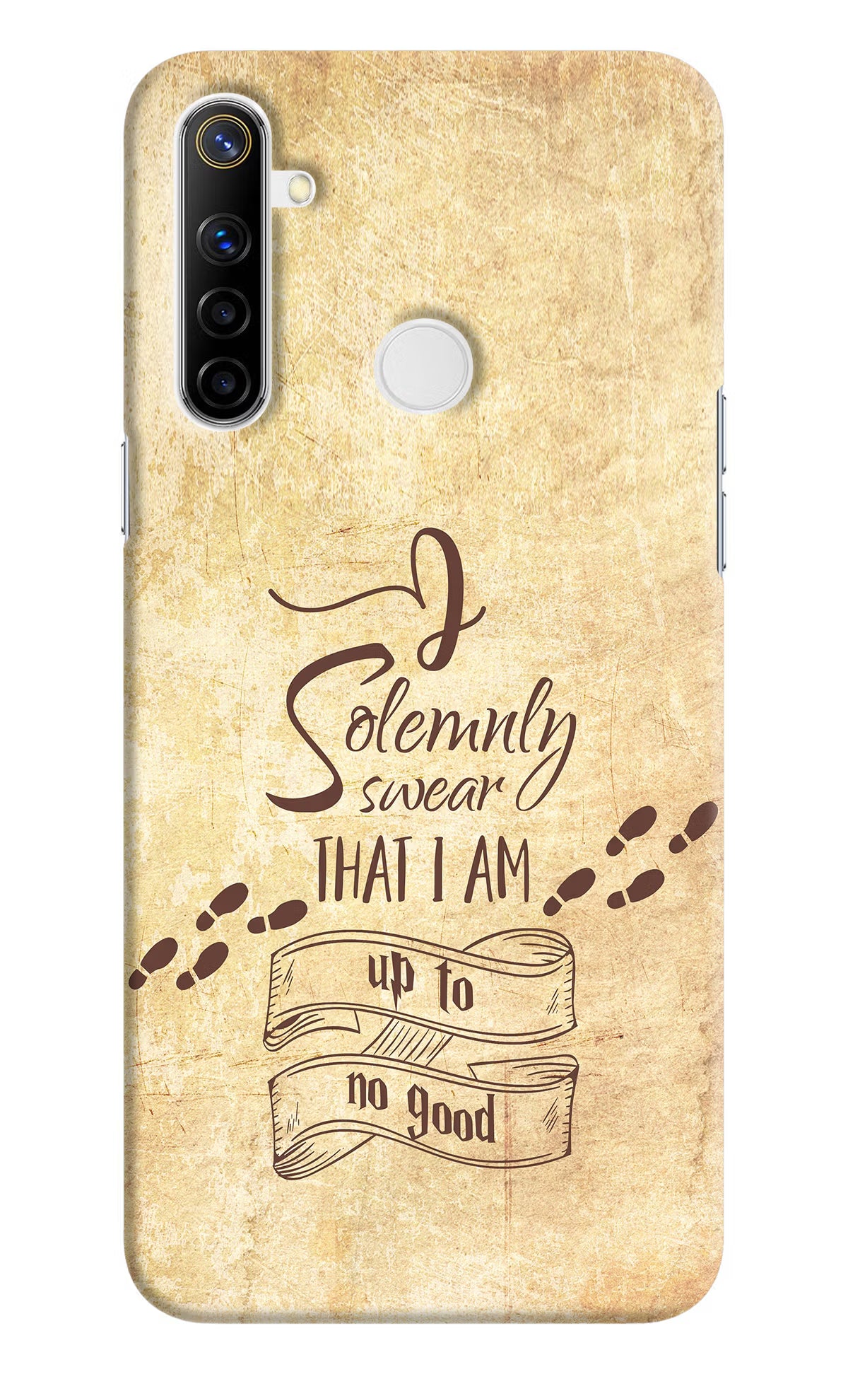 I Solemnly swear that i up to no good Realme Narzo 10 Back Cover - I Solemnly swear that i up to no good Realme Narzo 10 Hard Case Back Cover by Casekaro I Solemnly swear that i up to no good Realme Narzo 10 Hard Case Back Cover by Casekaro