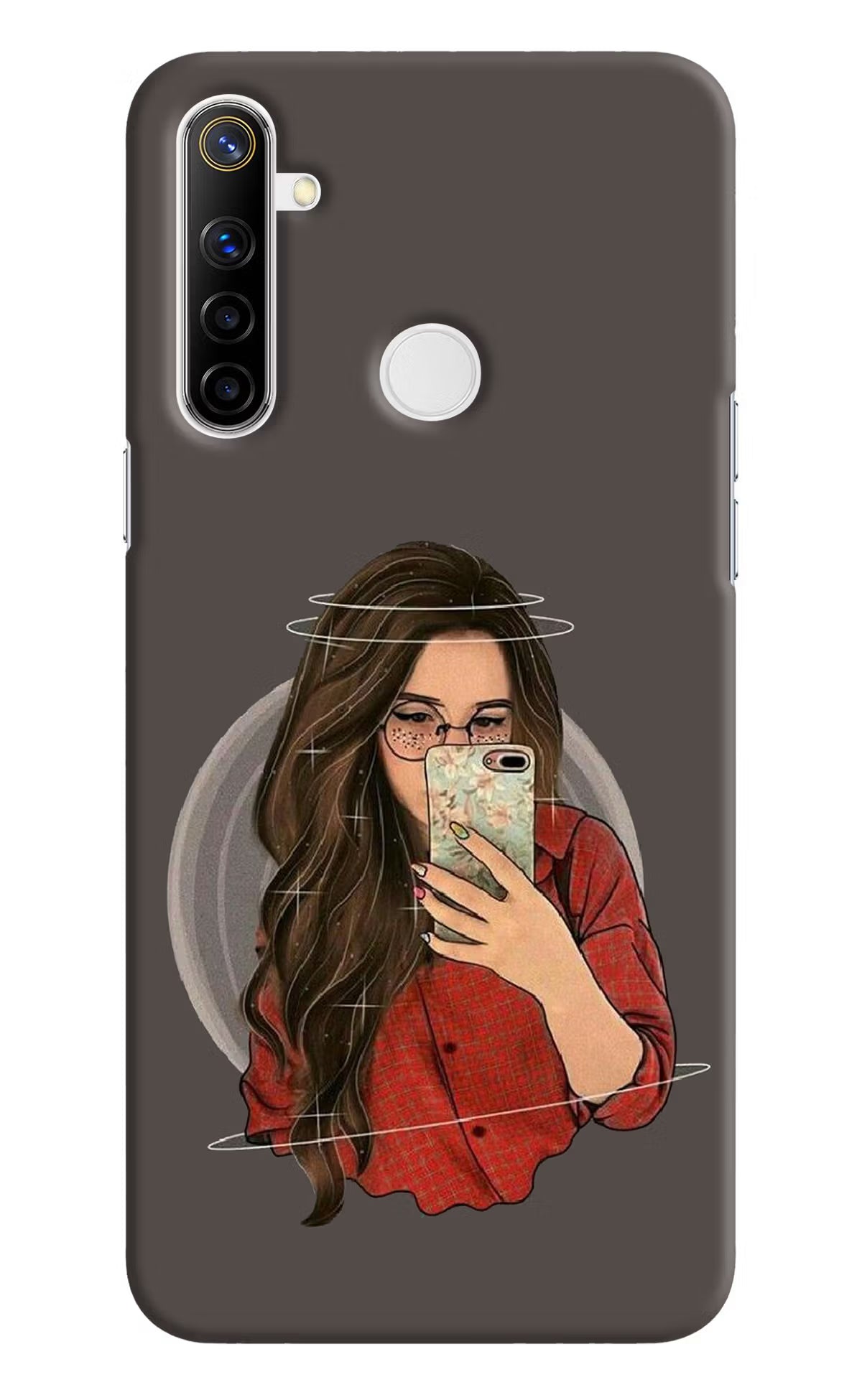 Selfie Queen Realme Narzo 10 Back Cover - Selfie Queen Realme Narzo 10 Hard Case Back Cover by Casekaro Selfie Queen Realme Narzo 10 Hard Case Back Cover by Casekaro