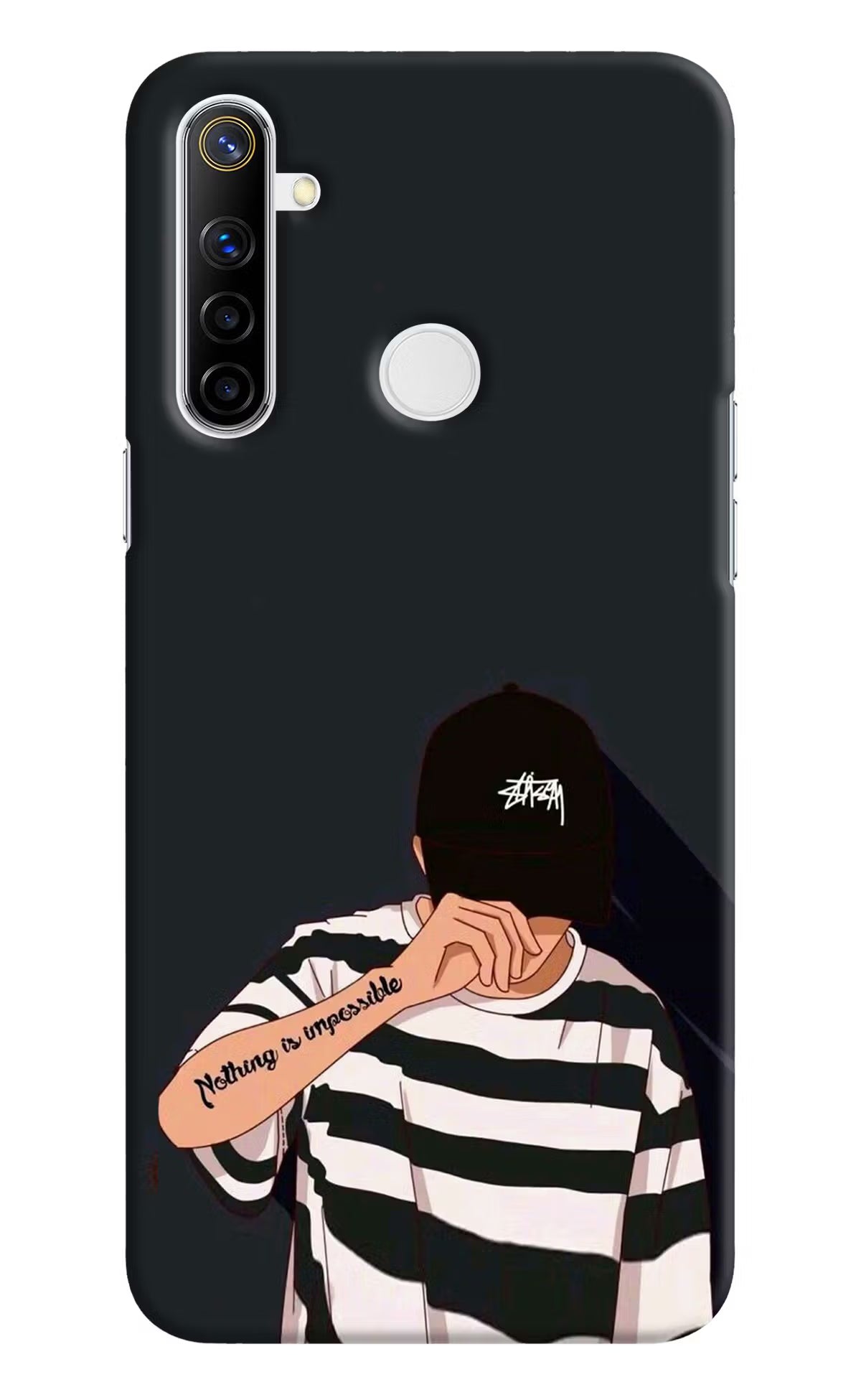 Aesthetic Boy Realme Narzo 10 Back Cover - Aesthetic Boy Realme Narzo 10 Hard Case Back Cover by Casekaro Aesthetic Boy Realme Narzo 10 Hard Case Back Cover by Casekaro