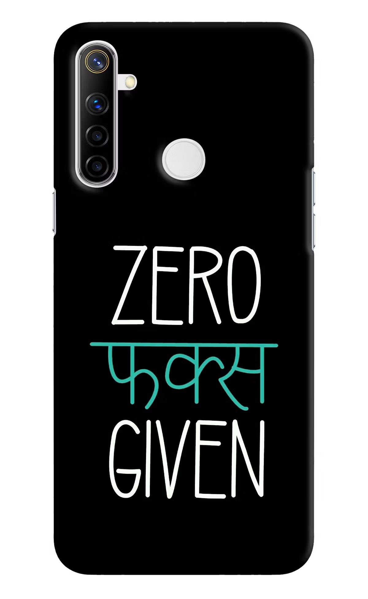 Zero Fucks Given Realme Narzo 10 Back Cover - Zero Fucks Given Realme Narzo 10 Hard Case Back Cover by Casekaro Zero Fucks Given Realme Narzo 10 Hard Case Back Cover by Casekaro