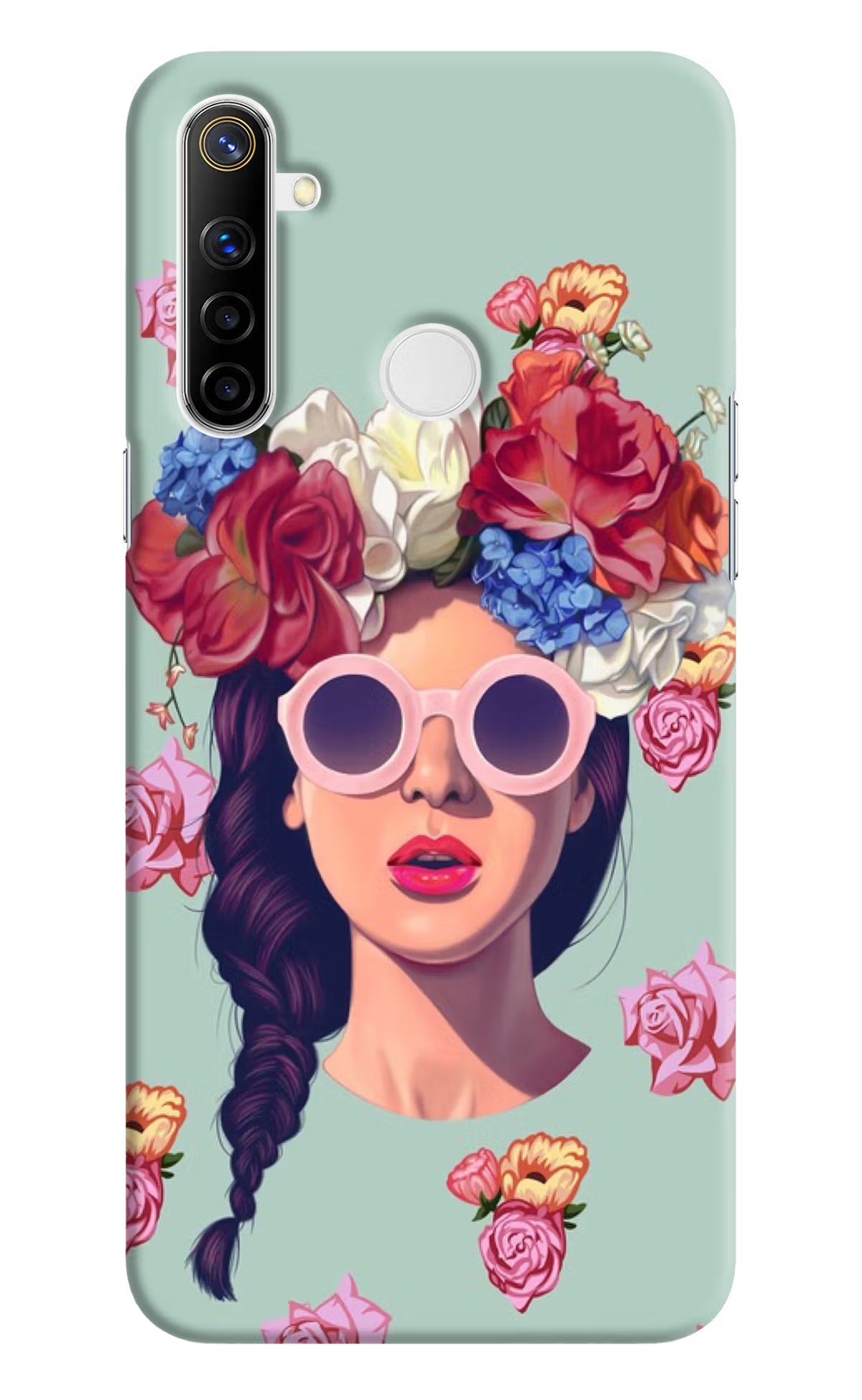Pretty Girl Realme Narzo 10 Back Cover - Pretty Girl Realme Narzo 10 Hard Case Back Cover by Casekaro Pretty Girl Realme Narzo 10 Hard Case Back Cover by Casekaro