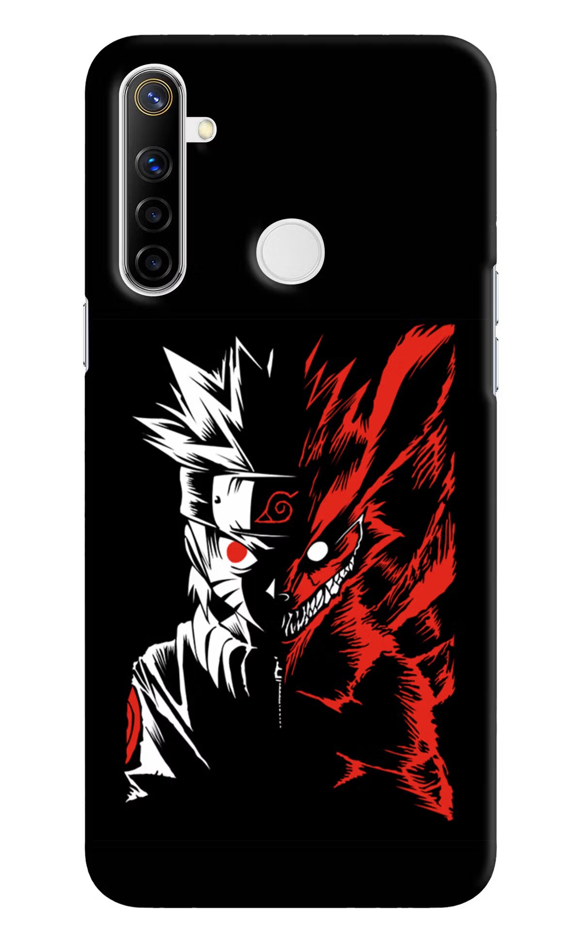 Naruto Two Face Realme Narzo 10 Back Cover - Naruto Two Face Realme Narzo 10 Hard Case Back Cover by Casekaro Naruto Two Face Realme Narzo 10 Hard Case Back Cover by Casekaro