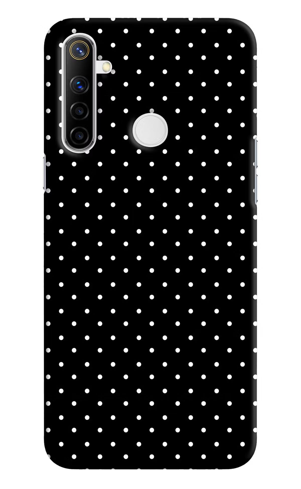 White Dots Realme Narzo 10 Back Cover - White Dots Realme Narzo 10 Hard Case Back Cover by Casekaro White Dots Realme Narzo 10 Hard Case Back Cover by Casekaro