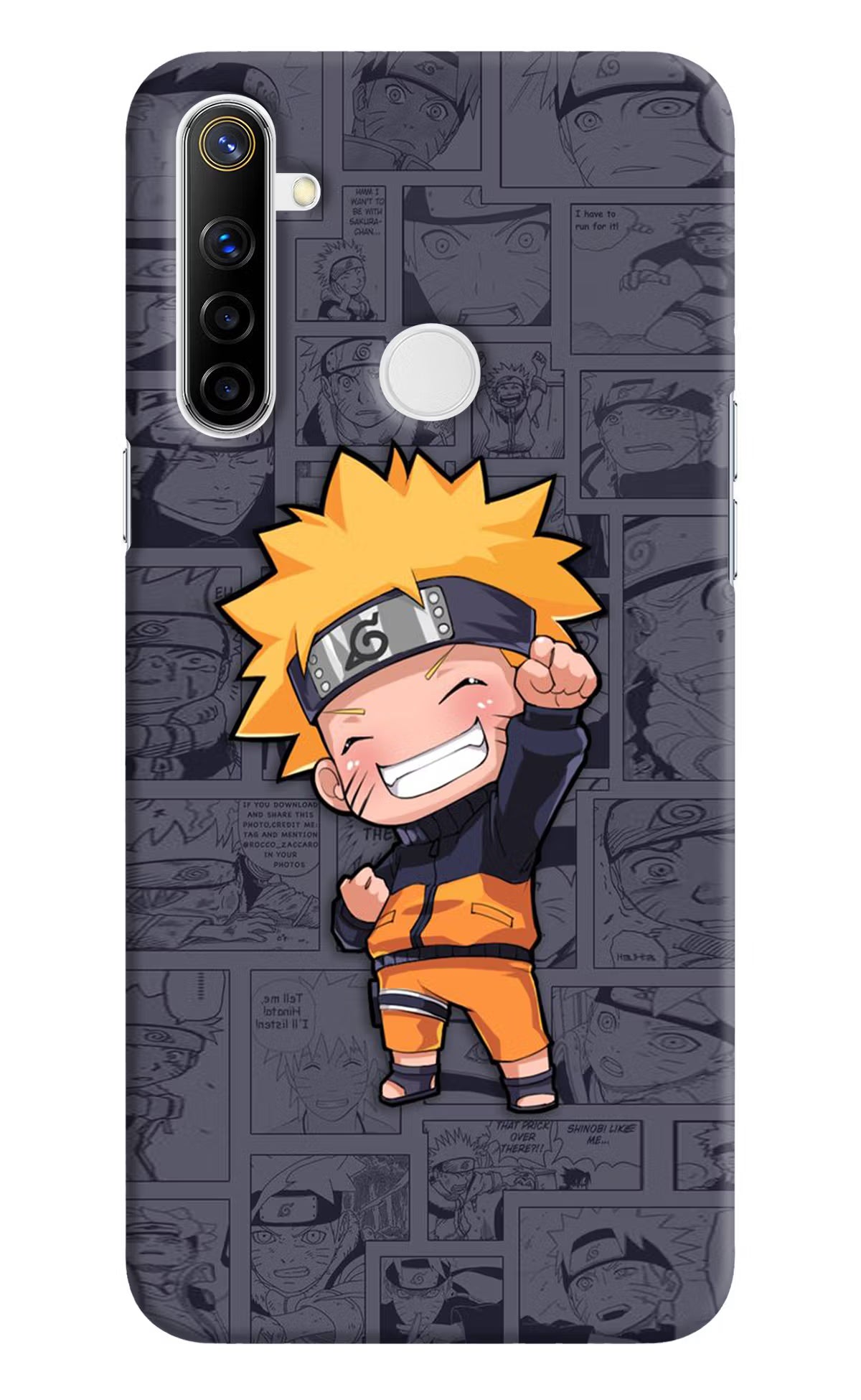 Chota Naruto Realme Narzo 10 Back Cover - Chota Naruto Realme Narzo 10 Hard Case Back Cover by Casekaro Chota Naruto Realme Narzo 10 Hard Case Back Cover by Casekaro