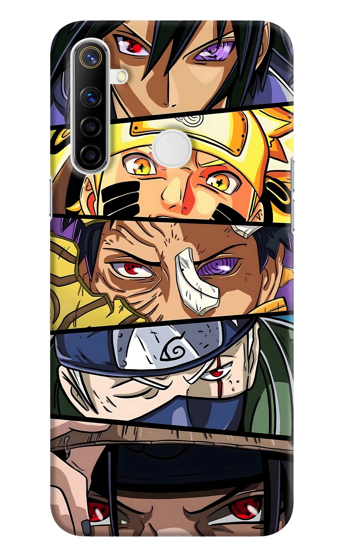 Naruto Character Realme Narzo 10 Back Cover - Naruto Character Realme Narzo 10 Hard Case Back Cover by Casekaro Naruto Character Realme Narzo 10 Hard Case Back Cover by Casekaro