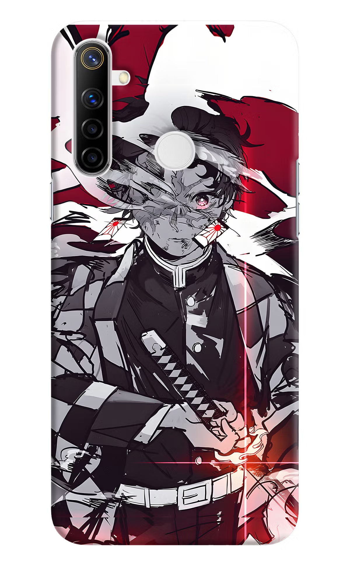 Demon Slayer Realme Narzo 10 Back Cover - Demon Slayer Realme Narzo 10 Hard Case Back Cover by Casekaro Demon Slayer Realme Narzo 10 Hard Case Back Cover by Casekaro