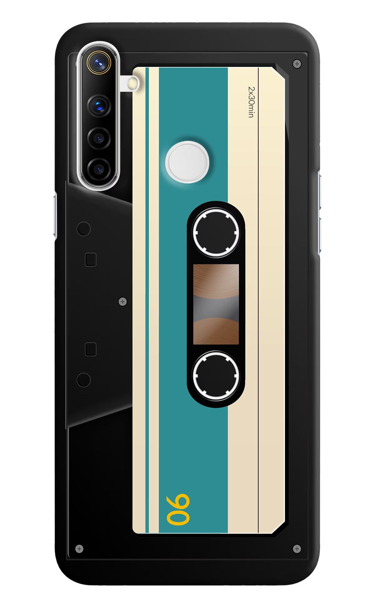 Cassette Realme Narzo 10 Back Cover - Cassette Realme Narzo 10 Hard Case Back Cover by Casekaro Cassette Realme Narzo 10 Hard Case Back Cover by Casekaro