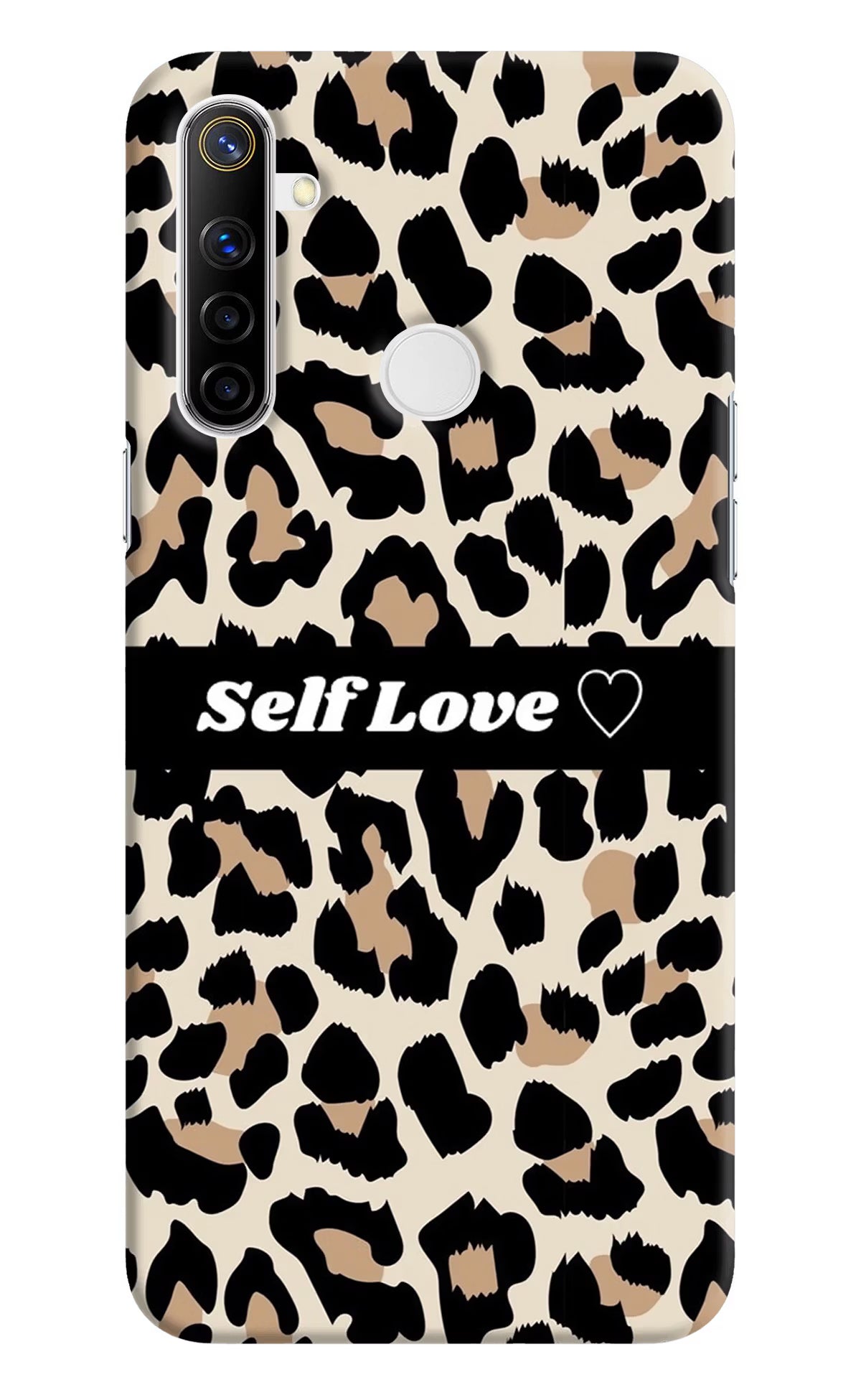 Leopard Print Self Love Realme Narzo 10 Back Cover - Leopard Print Self Love Realme Narzo 10 Hard Case Back Cover by Casekaro Leopard Print Self Love Realme Narzo 10 Hard Case Back Cover by Casekaro