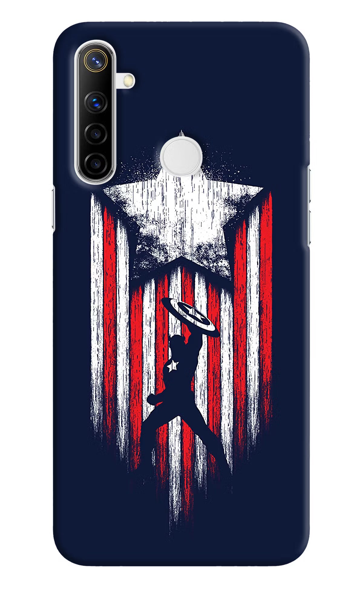 Captain America Marvel Art Realme Narzo 10 Back Cover - Captain America Marvel Art Realme Narzo 10 Hard Case Back Cover by Casekaro Captain America Marvel Art Realme Narzo 10 Hard Case Back Cover by Casekaro
