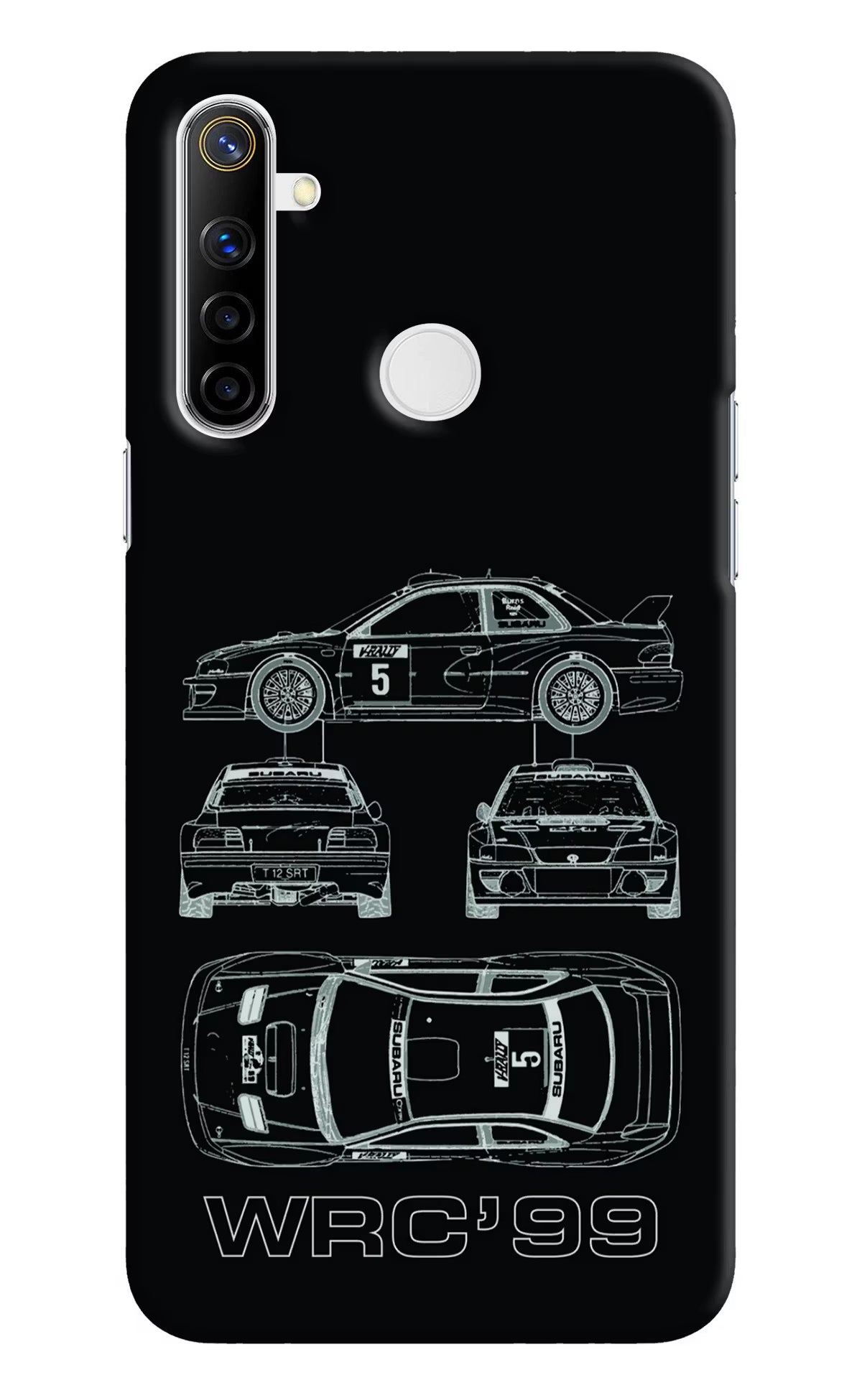WRC'99 Realme Narzo 10 Back Cover - WRC'99 Realme Narzo 10 Hard Case Back Cover by Casekaro WRC'99 Realme Narzo 10 Hard Case Back Cover by Casekaro