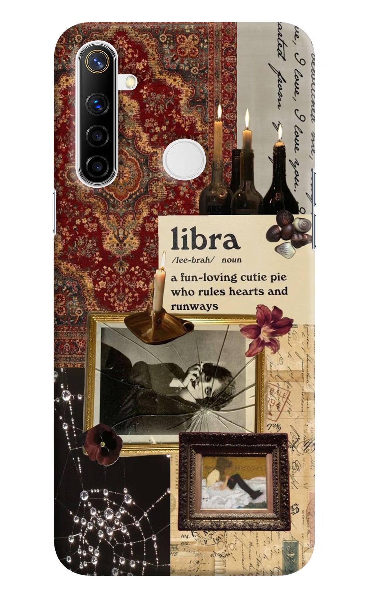 Libra Zodiac Realme Narzo 10 Back Cover - Libra Zodiac Realme Narzo 10 Hard Case Back Cover by Casekaro Libra Zodiac Realme Narzo 10 Hard Case Back Cover by Casekaro