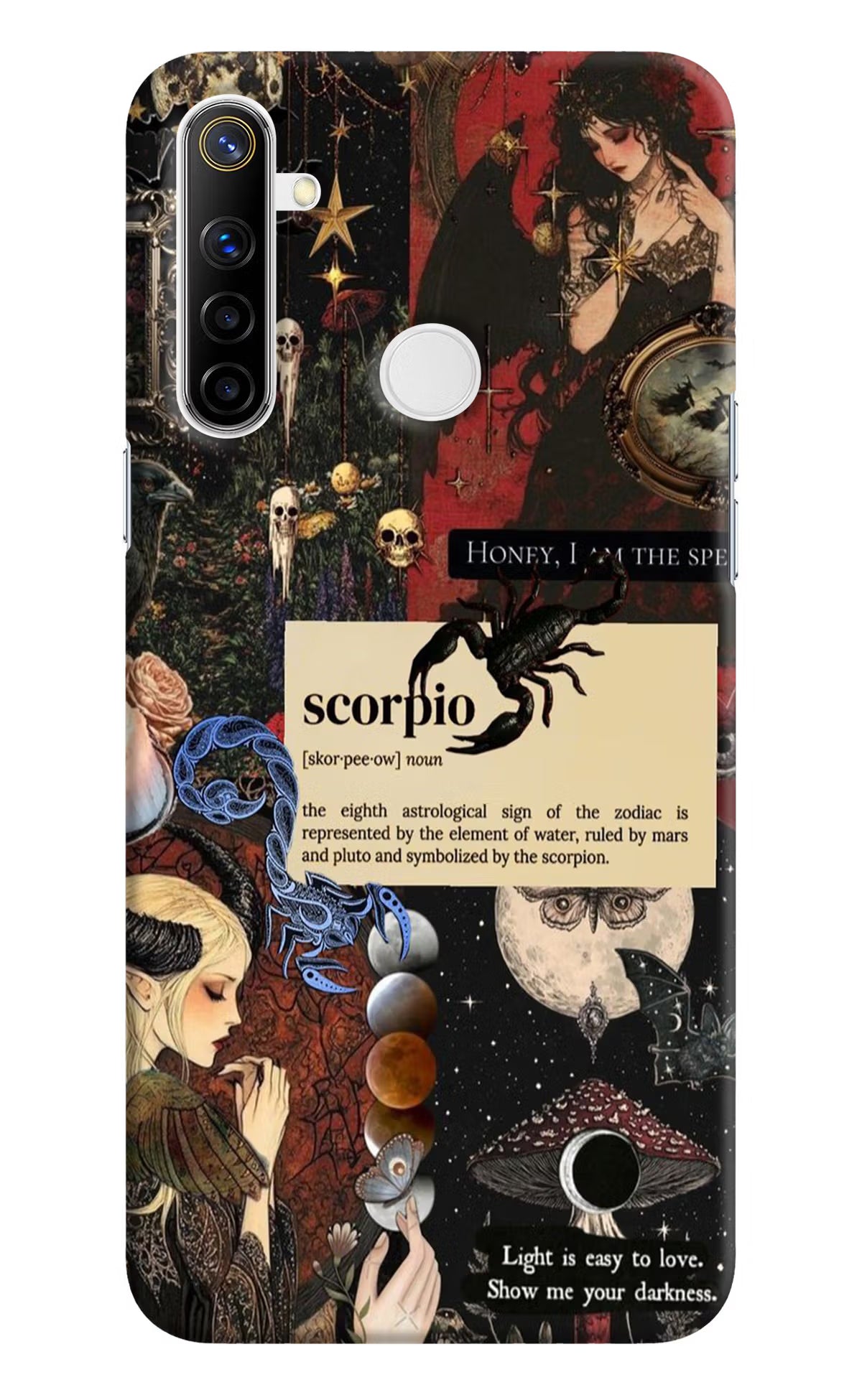Scorpio Zodiac Realme Narzo 10 Back Cover - Scorpio Zodiac Realme Narzo 10 Hard Case Back Cover by Casekaro Scorpio Zodiac Realme Narzo 10 Hard Case Back Cover by Casekaro