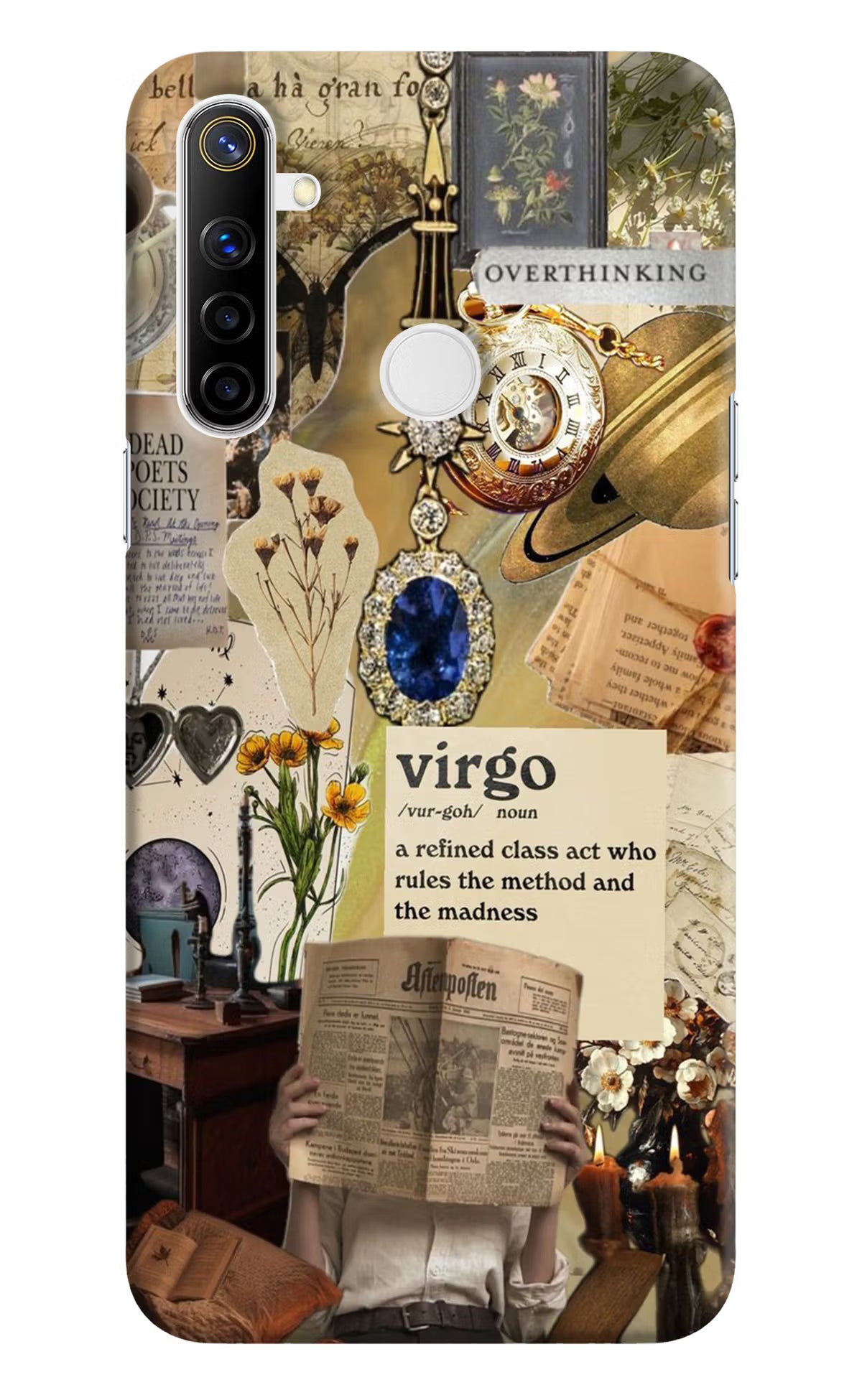 Virgo Zodiac Realme Narzo 10 Back Cover - Virgo Zodiac Realme Narzo 10 Hard Case Back Cover by Casekaro Virgo Zodiac Realme Narzo 10 Hard Case Back Cover by Casekaro