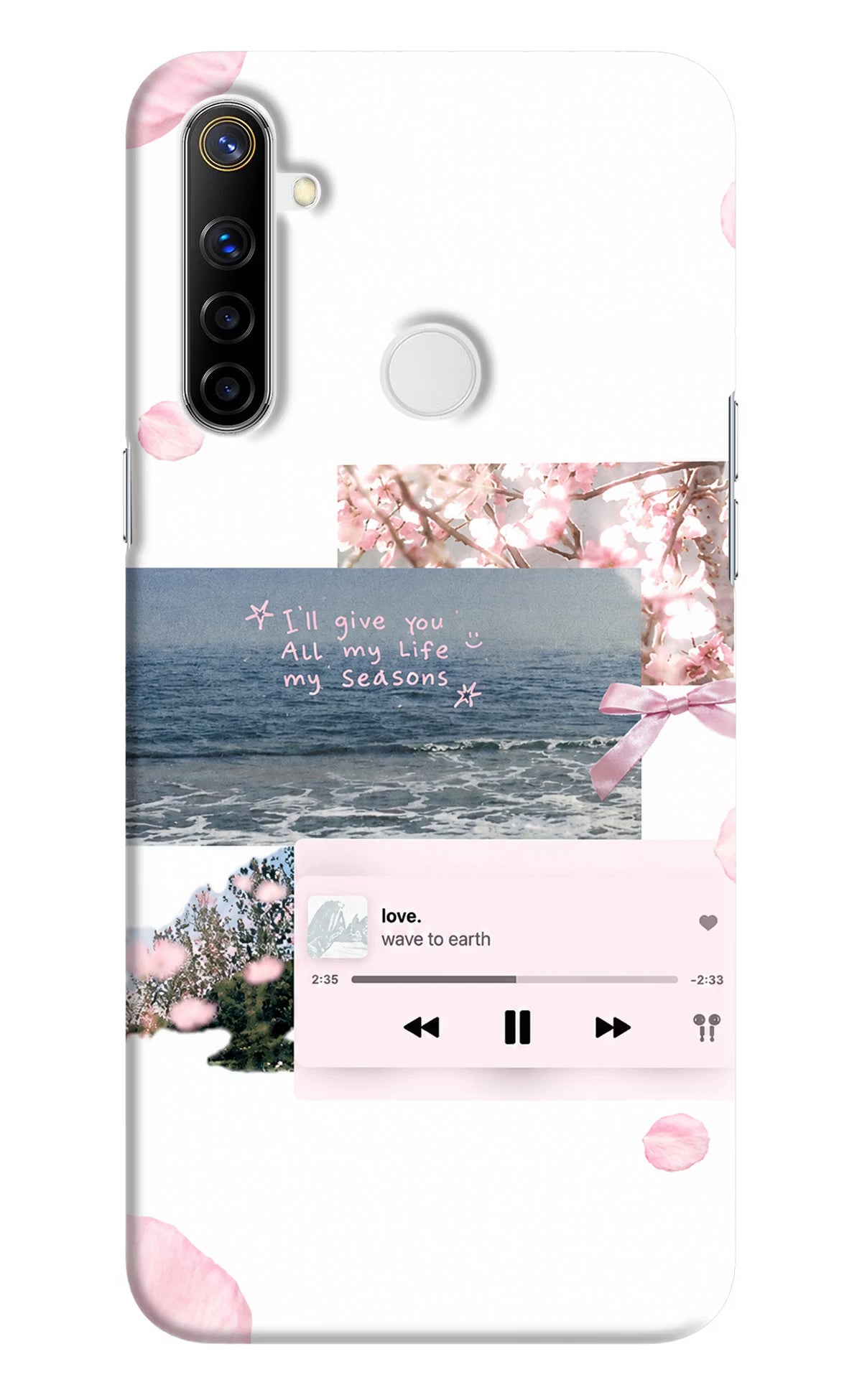Wave to earth Realme Narzo 10 Back Cover - Wave to earth Realme Narzo 10 Back Cover Wave to earth Realme Narzo 10 Back Cover