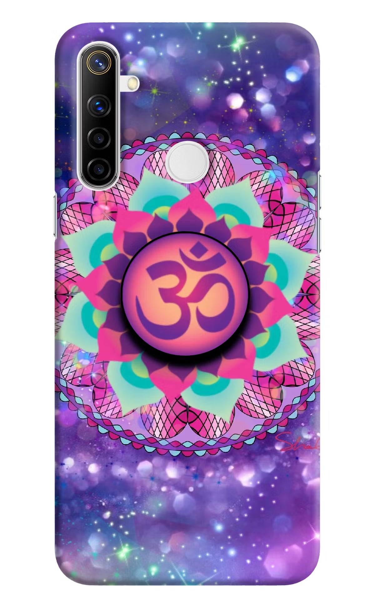 Om Purple Realme Narzo 10 Pop Case - Om Purple Realme Narzo 10 Pop Case by Casekaro Om Purple Realme Narzo 10 Pop Case by Casekaro