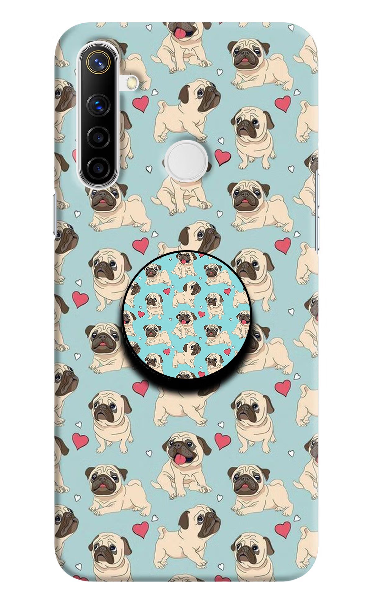Pug Dog Realme Narzo 10 Pop Case - Pug Dog Realme Narzo 10 Pop Case by Casekaro Pug Dog Realme Narzo 10 Pop Case by Casekaro