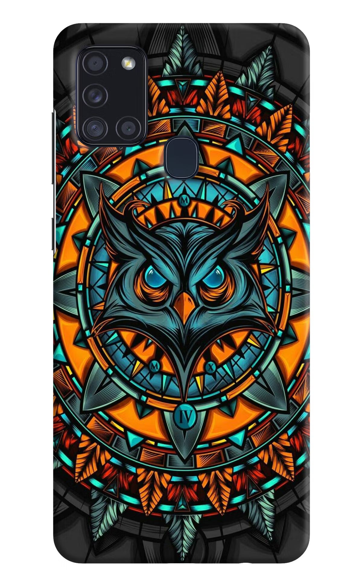 Angry Owl Art Samsung A21s Back Cover - Angry Owl Art Samsung A21s Hard Case Back Cover by Casekaro Angry Owl Art Samsung A21s Hard Case Back Cover by Casekaro