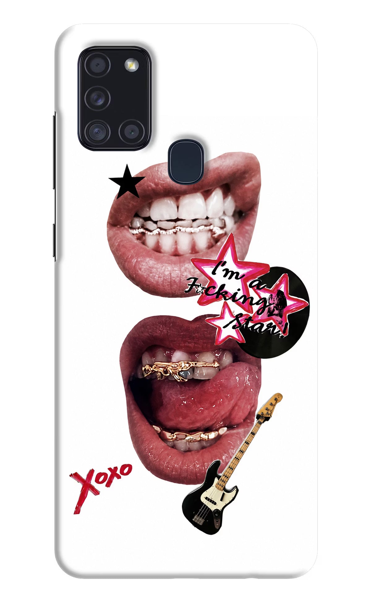 Rockstar Samsung A21s Back Cover - Rockstar Samsung A21s Back Cover Rockstar Samsung A21s Back Cover