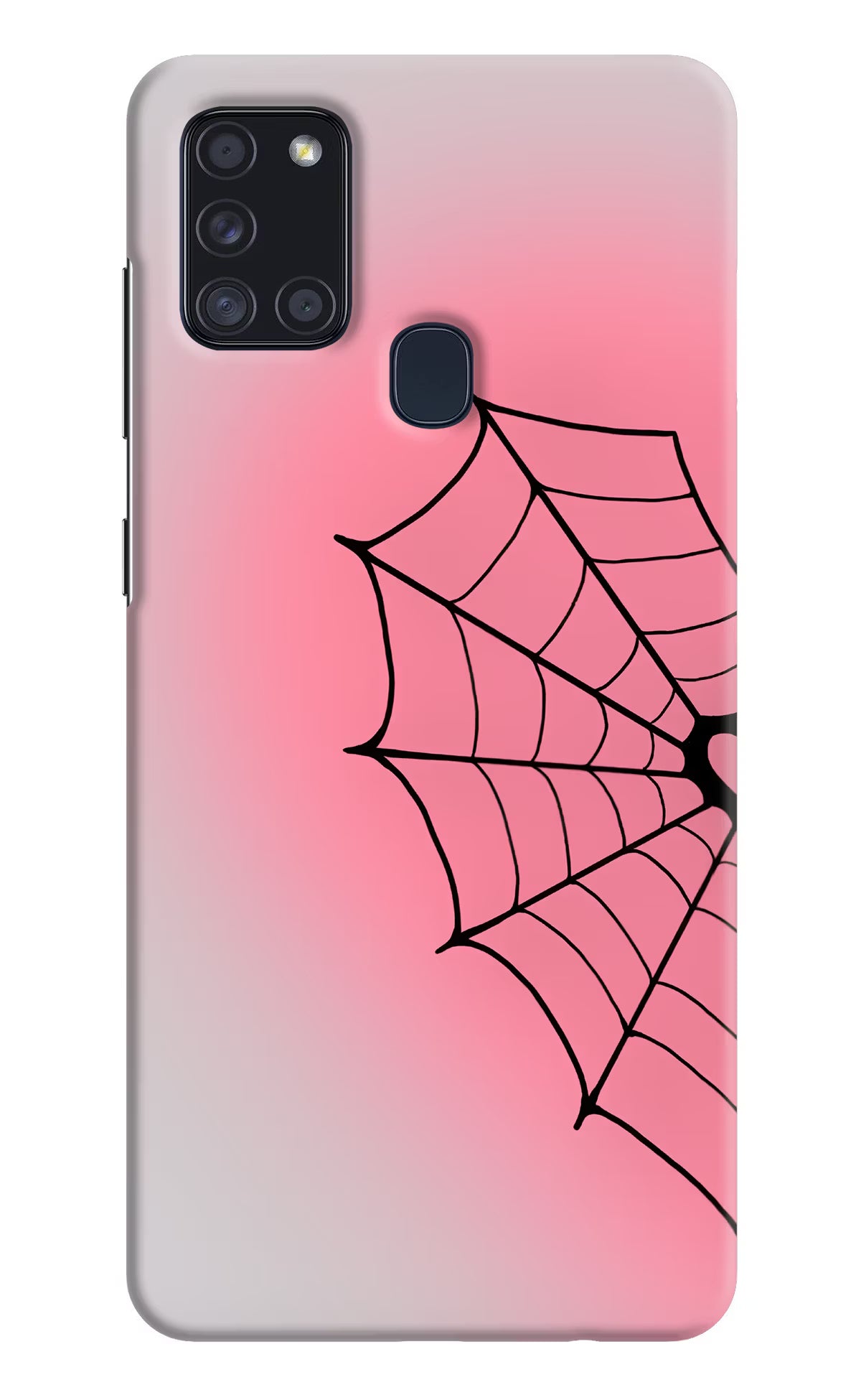 Pink Web Samsung A21s Back Cover - Pink Web Samsung A21s Back Cover Pink Web Samsung A21s Back Cover