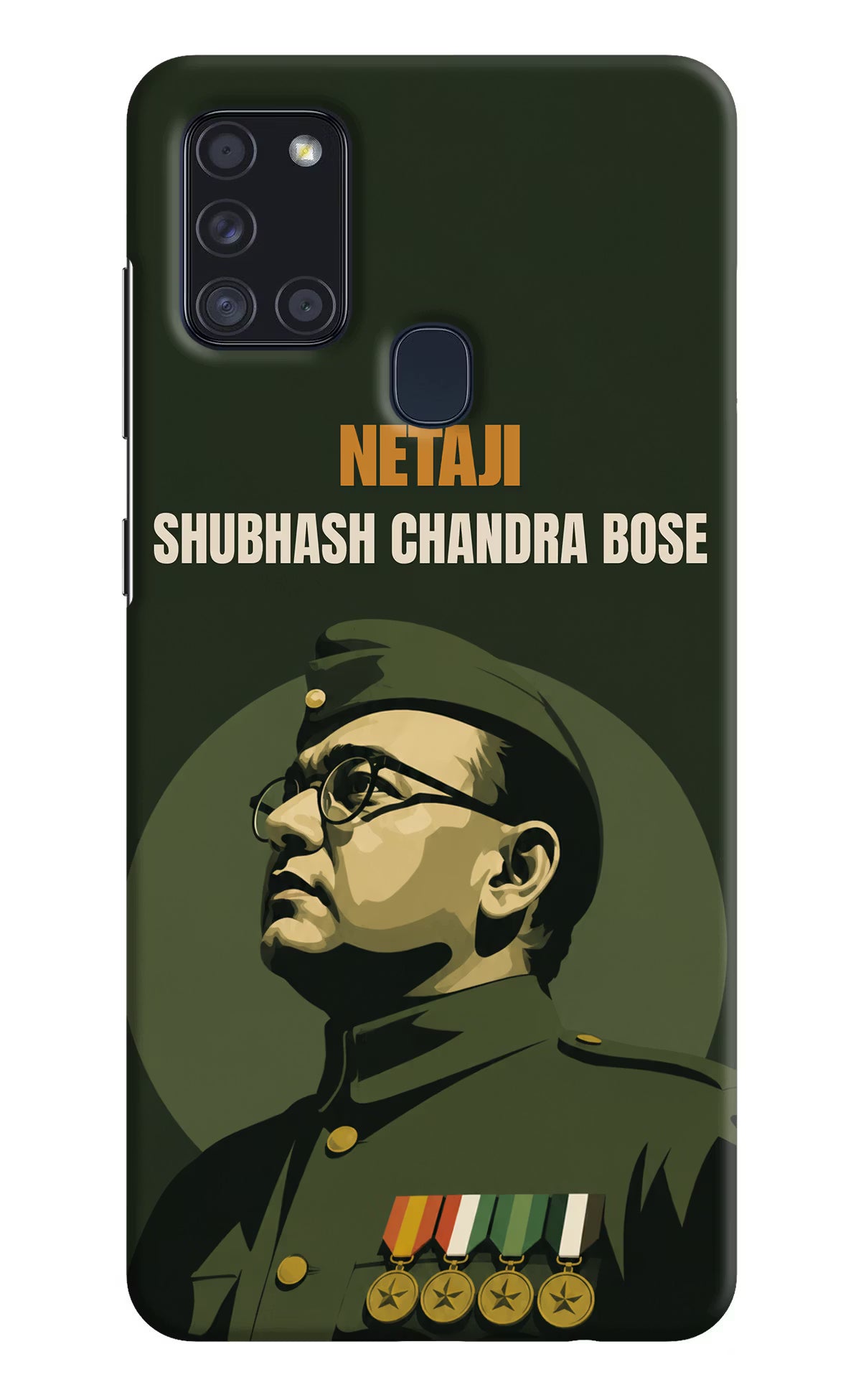 Netaji Legacy Samsung A21s Back Cover - Netaji Legacy Samsung A21s Back Cover Netaji Legacy Samsung A21s Back Cover