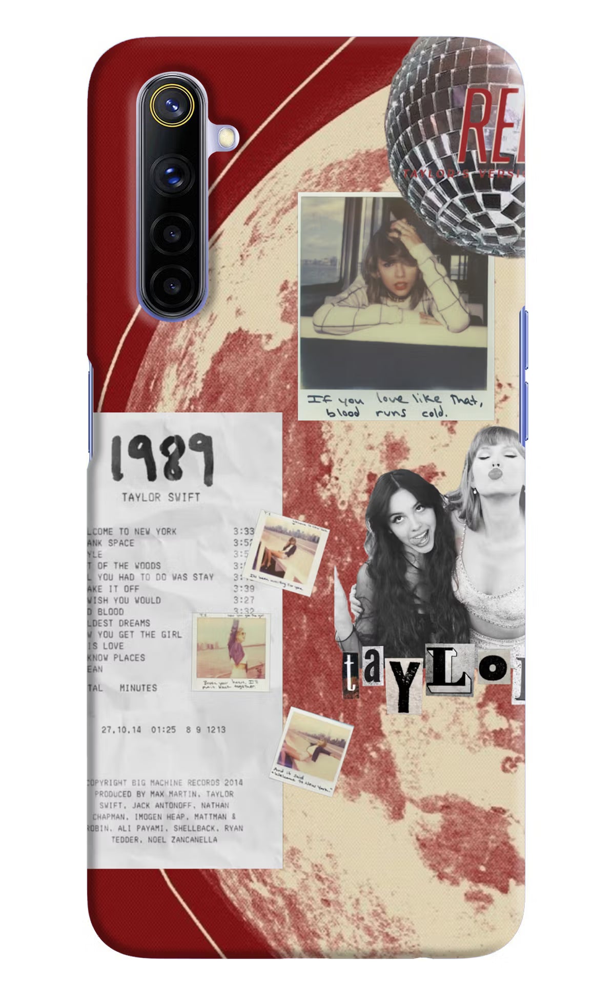 Taylor Swift Realme 6/6i Back Cover - Taylor Swift Realme 6/6i Back Cover Taylor Swift Realme 6/6i Back Cover