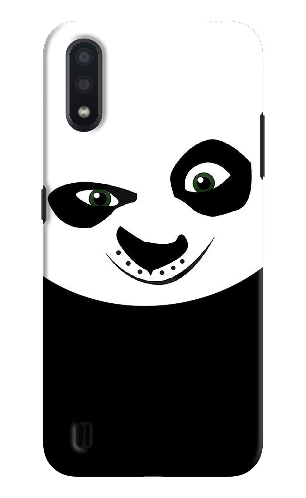 Panda Samsung M01 Back Cover - Panda Samsung M01 Hard Case Back Cover by Casekaro Panda Samsung M01 Hard Case Back Cover by Casekaro