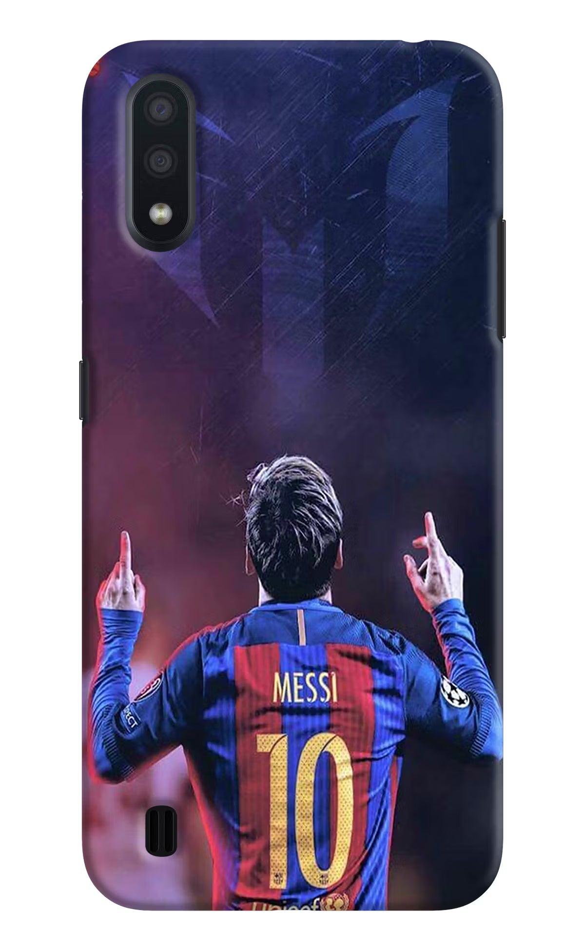 Messi Samsung M01 Back Cover - Messi Samsung M01 Hard Case Back Cover by Casekaro Messi Samsung M01 Hard Case Back Cover by Casekaro