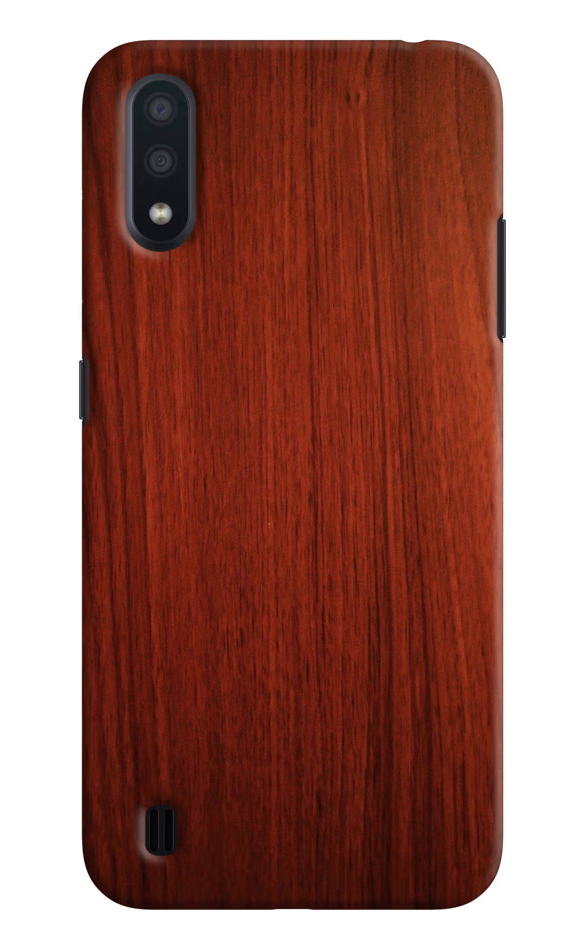 Wooden Plain Pattern Samsung M01 Back Cover - Wooden Plain Pattern Samsung M01 Hard Case Back Cover by Casekaro Wooden Plain Pattern Samsung M01 Hard Case Back Cover by Casekaro