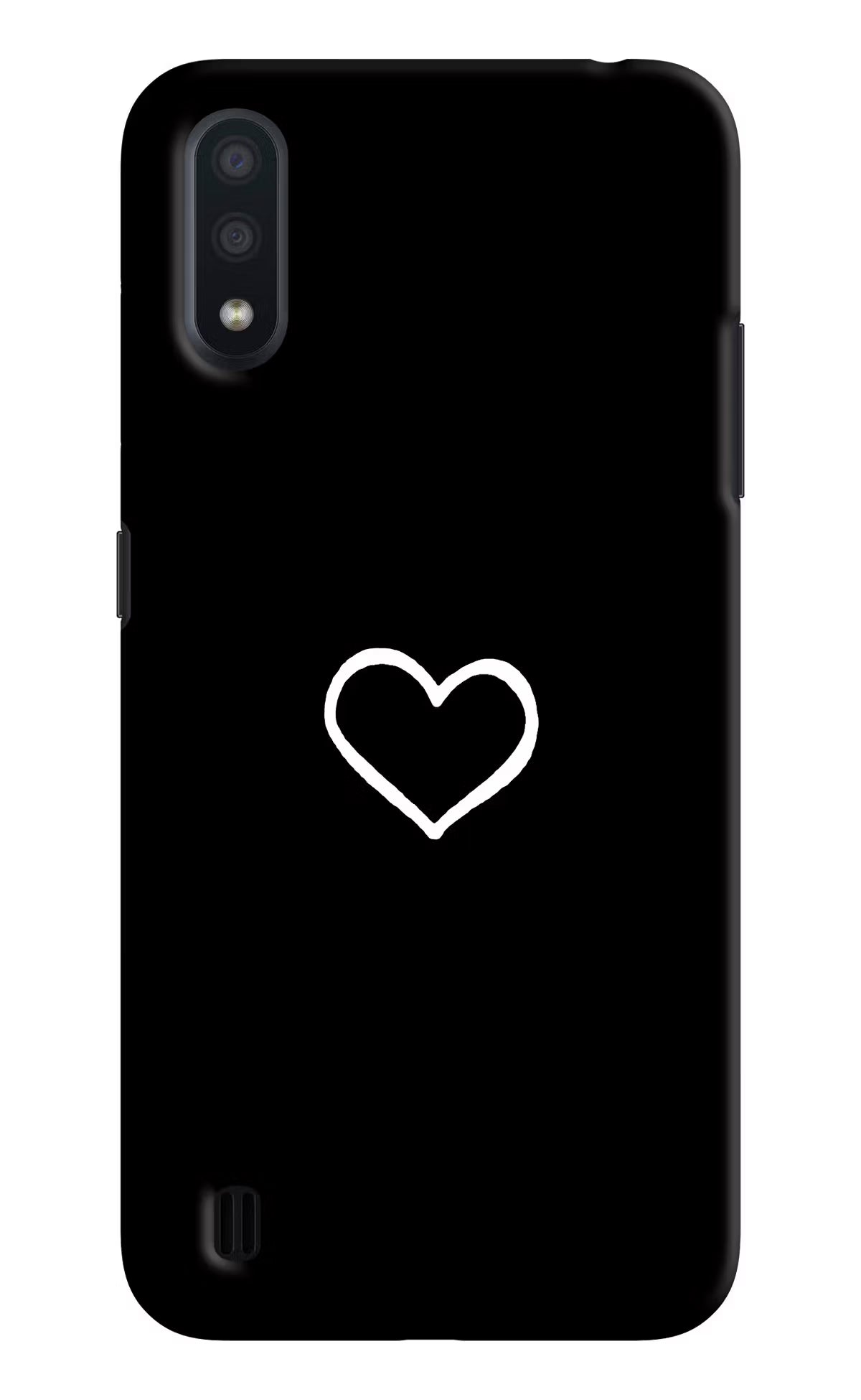 Heart Samsung M01 Back Cover - Heart Samsung M01 Hard Case Back Cover by Casekaro Heart Samsung M01 Hard Case Back Cover by Casekaro