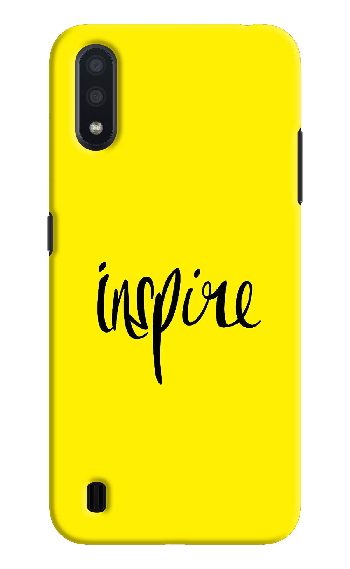 Inspire Samsung M01 Back Cover - Inspire Samsung M01 Hard Case Back Cover by Casekaro Inspire Samsung M01 Hard Case Back Cover by Casekaro