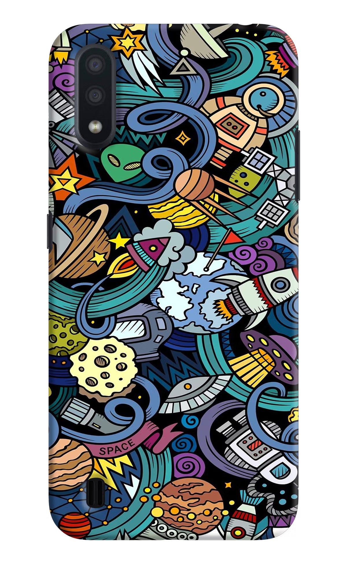 Space Abstract Samsung M01 Back Cover - Space Abstract Samsung M01 Hard Case Back Cover by Casekaro Space Abstract Samsung M01 Hard Case Back Cover by Casekaro