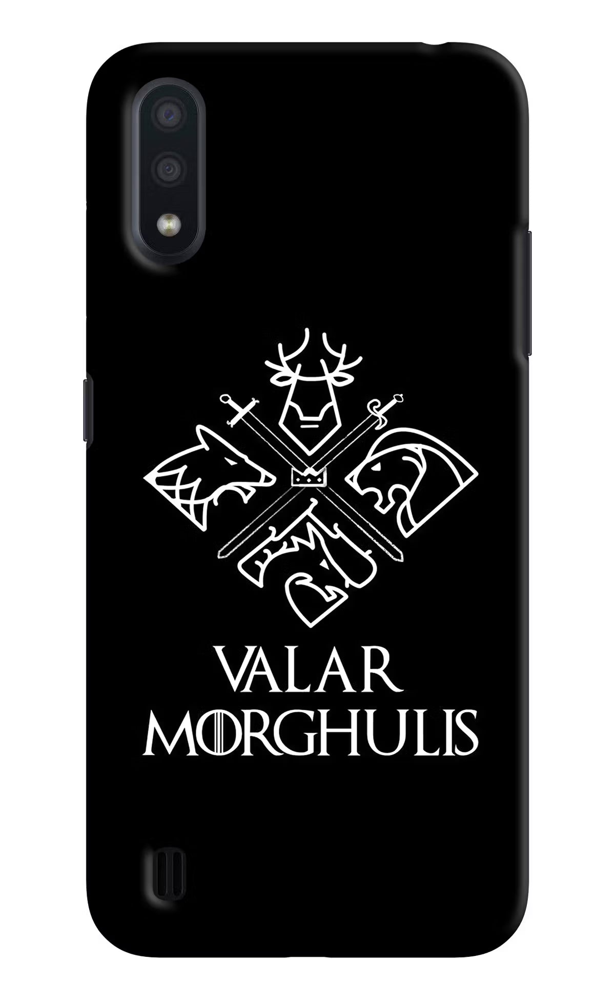 Valar Morghulis | Game Of Thrones Samsung M01 Back Cover - Valar Morghulis | Game Of Thrones Samsung M01 Hard Case Back Cover by Casekaro Valar Morghulis | Game Of Thrones Samsung M01 Hard Case Back Cover by Casekaro
