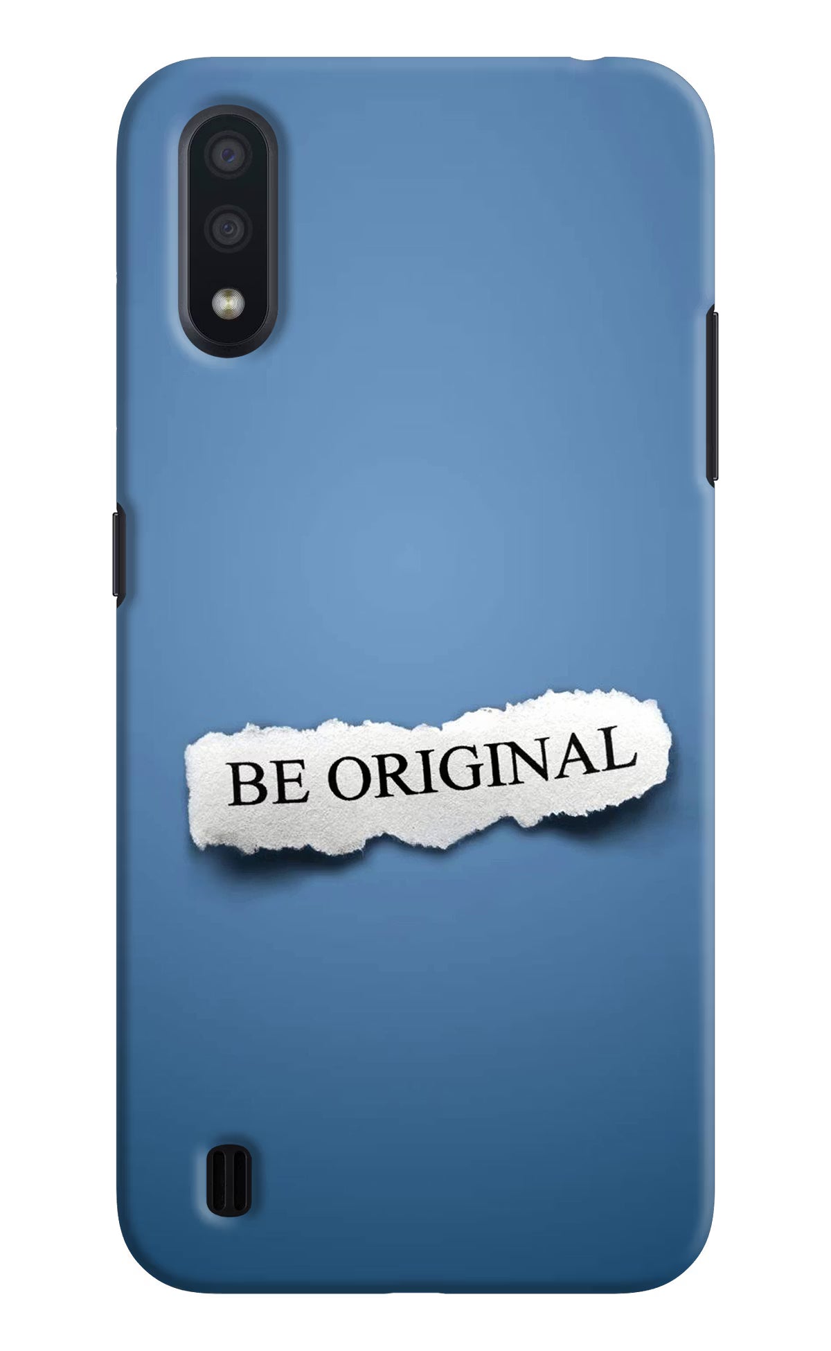 Be Original Samsung M01 Back Cover - Be Original Samsung M01 Hard Case Back Cover by Casekaro Be Original Samsung M01 Hard Case Back Cover by Casekaro